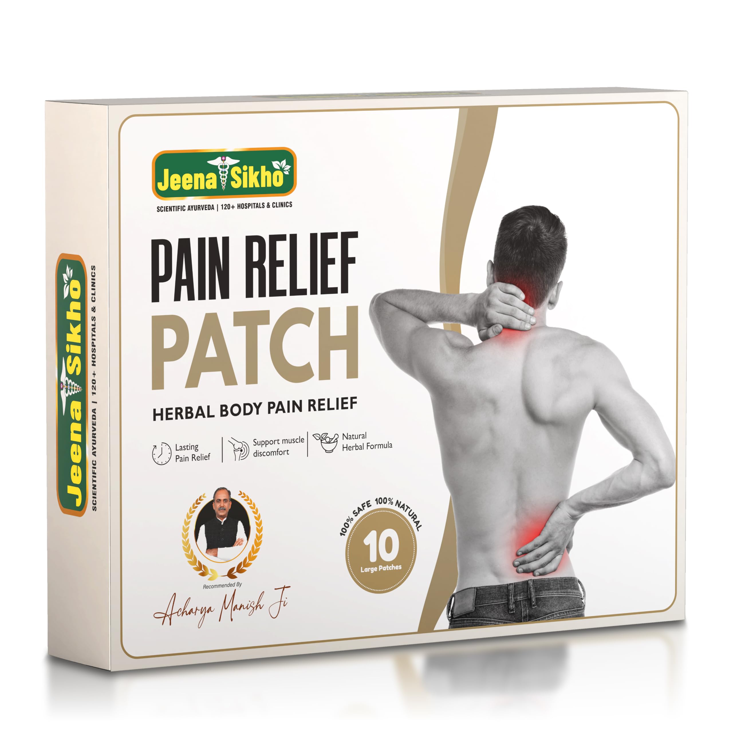 Jeena Shikho Headache Relief Patch | Natural Herbal Cooling Strips Infused with Gandhpura, Menthol & Camphor for Head & Temple Comfort - Non-Greasy & Fast-Acting - 40 Patches — Amazon image 20