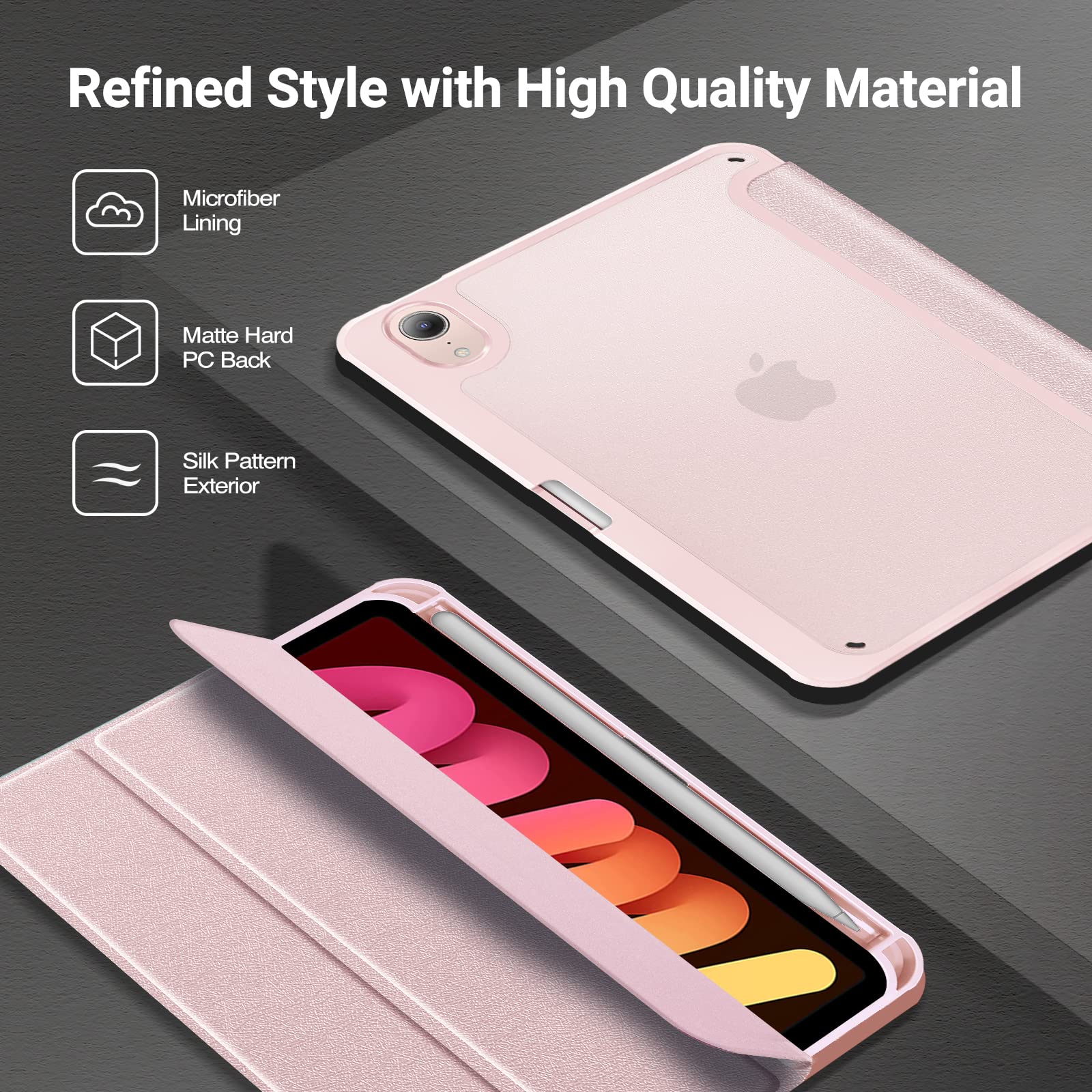 Amazon.com: ProCase Smart Case for iPad Mini 6 6th Generation 8.3