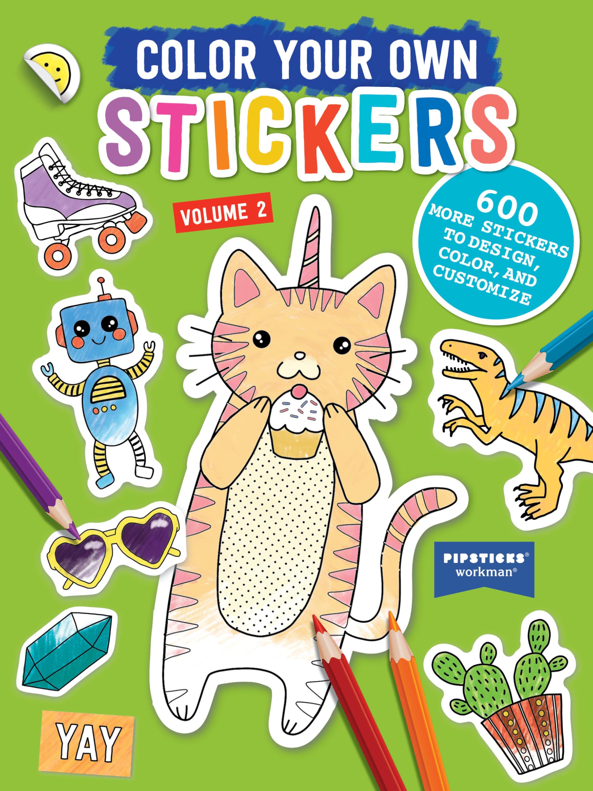 Color Your Own Stickers, Volume 2: Trade Edition (Pipsticks+workman)