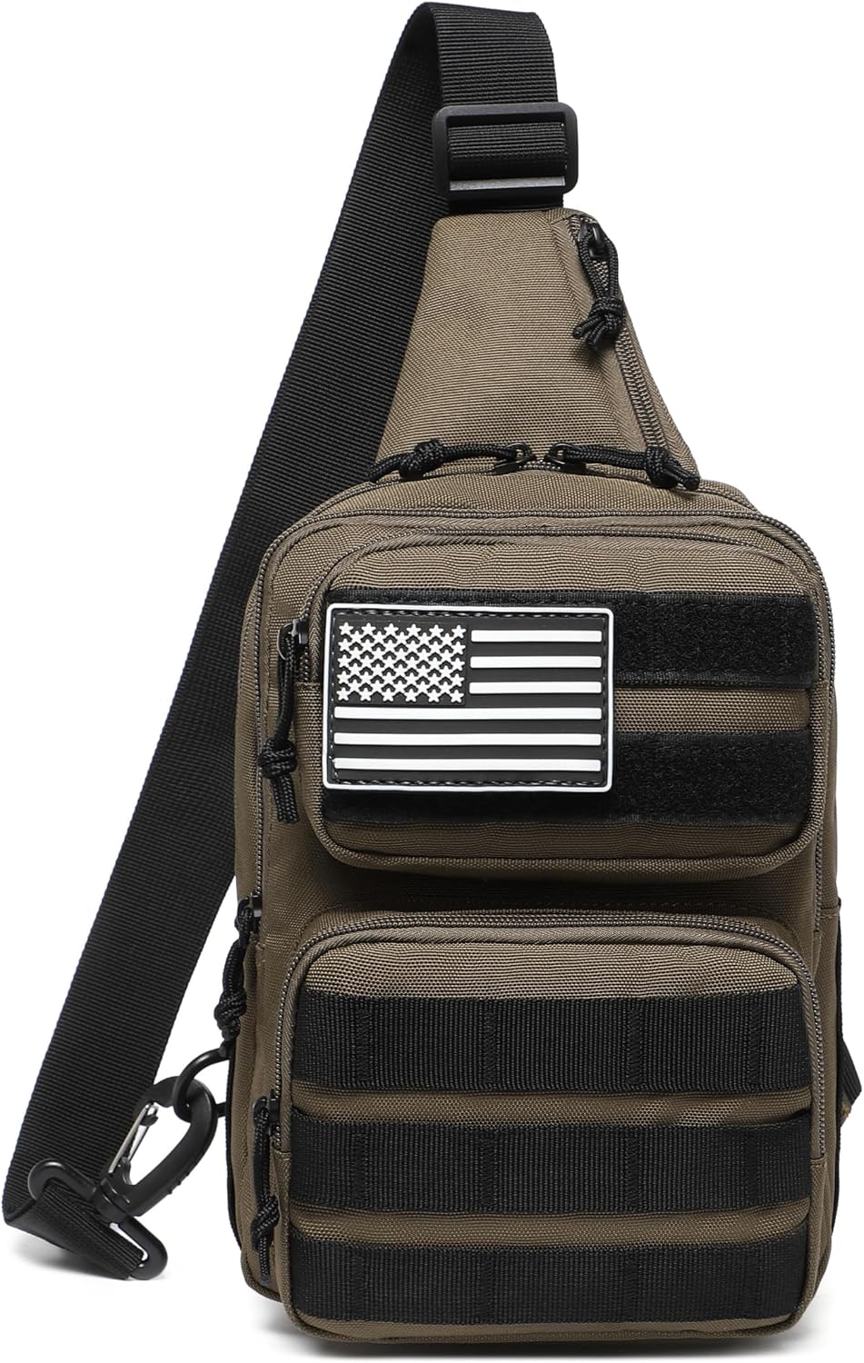 RFID Blocking Tactical Crossbody Bag for Men - Durable EDC Sling Shoulder Bag with Multi-Pocket Storage