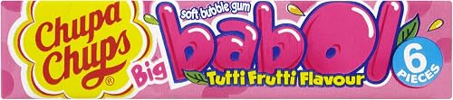 Chupa Chups Strawberry Flavoured Soft Bubble Gum 27.6 g