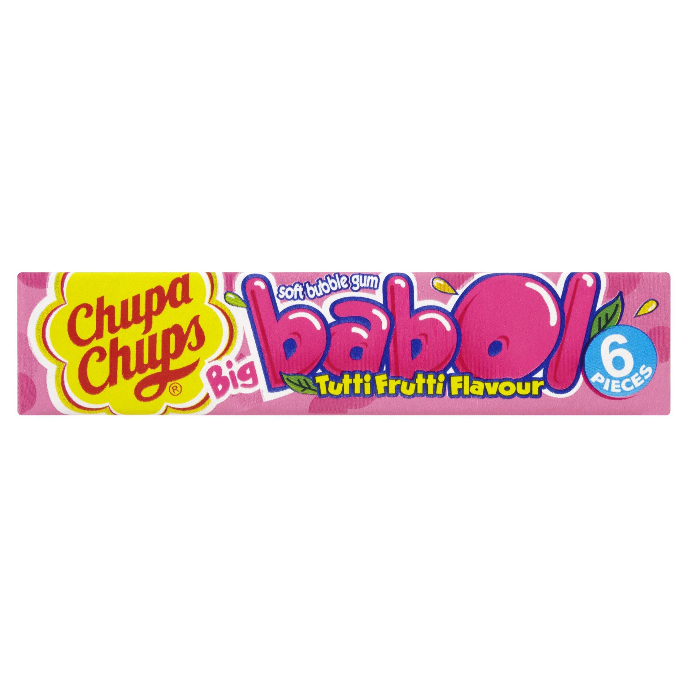 Chupa Chups Big Babol Strawberry Flavour Soft Bubble Gum, 9.73 oz / 27.6 g