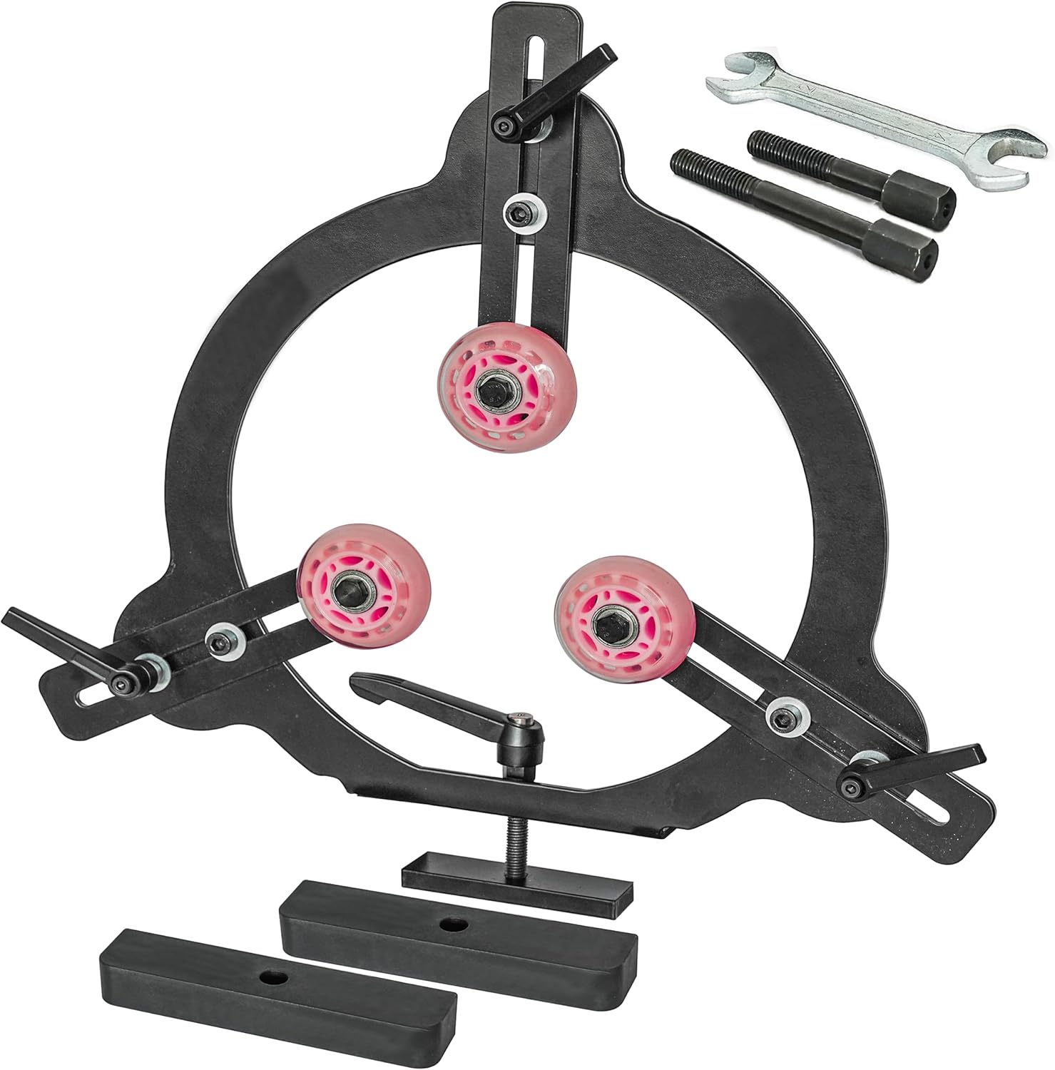 Woodturning Steady Rest for 12",14" and 16" Swing Size, Wood Lathe for Spindle Woodturning, Woodturning Tools.