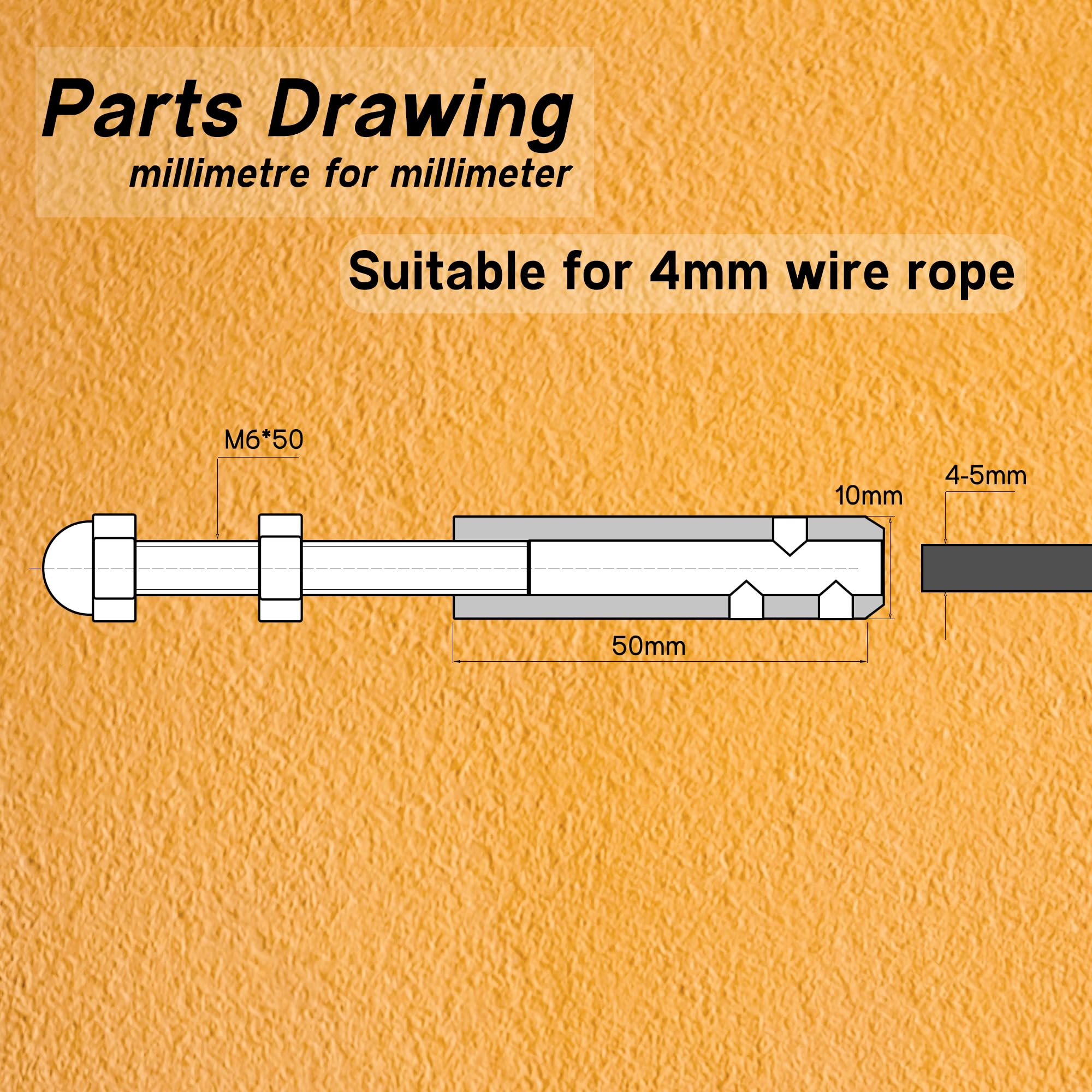 4 Terminali A Vite Per Funi Metalliche ... - Caminetti Grazioli - Foto 4