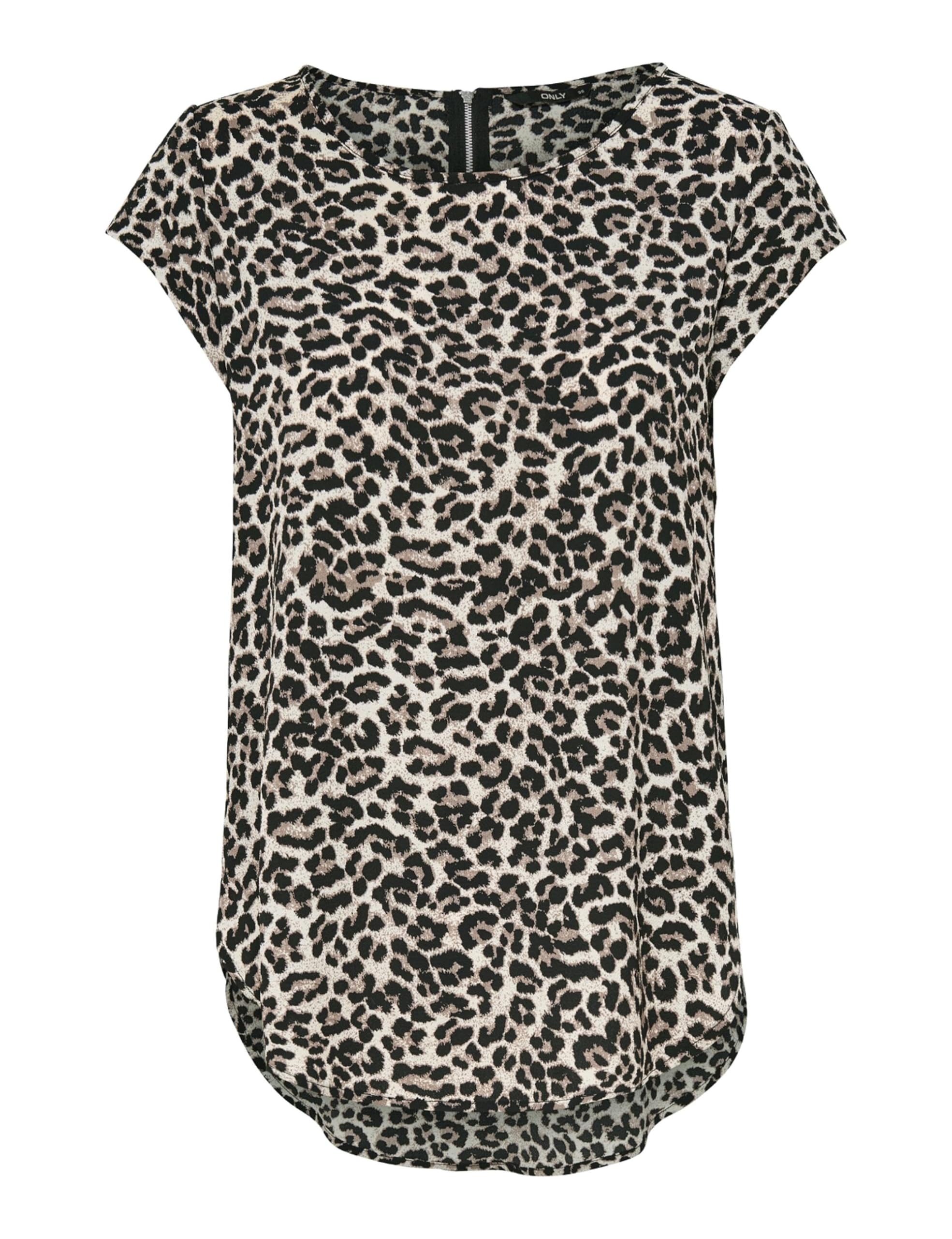 ONLY Damen Onlvic S/S Solid AOP Top Ptm T-Shirt, Blusenshirt, Kurzarm