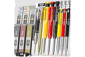 18 Pack Carpenter Pencil Set with Carbide Scribe Tool