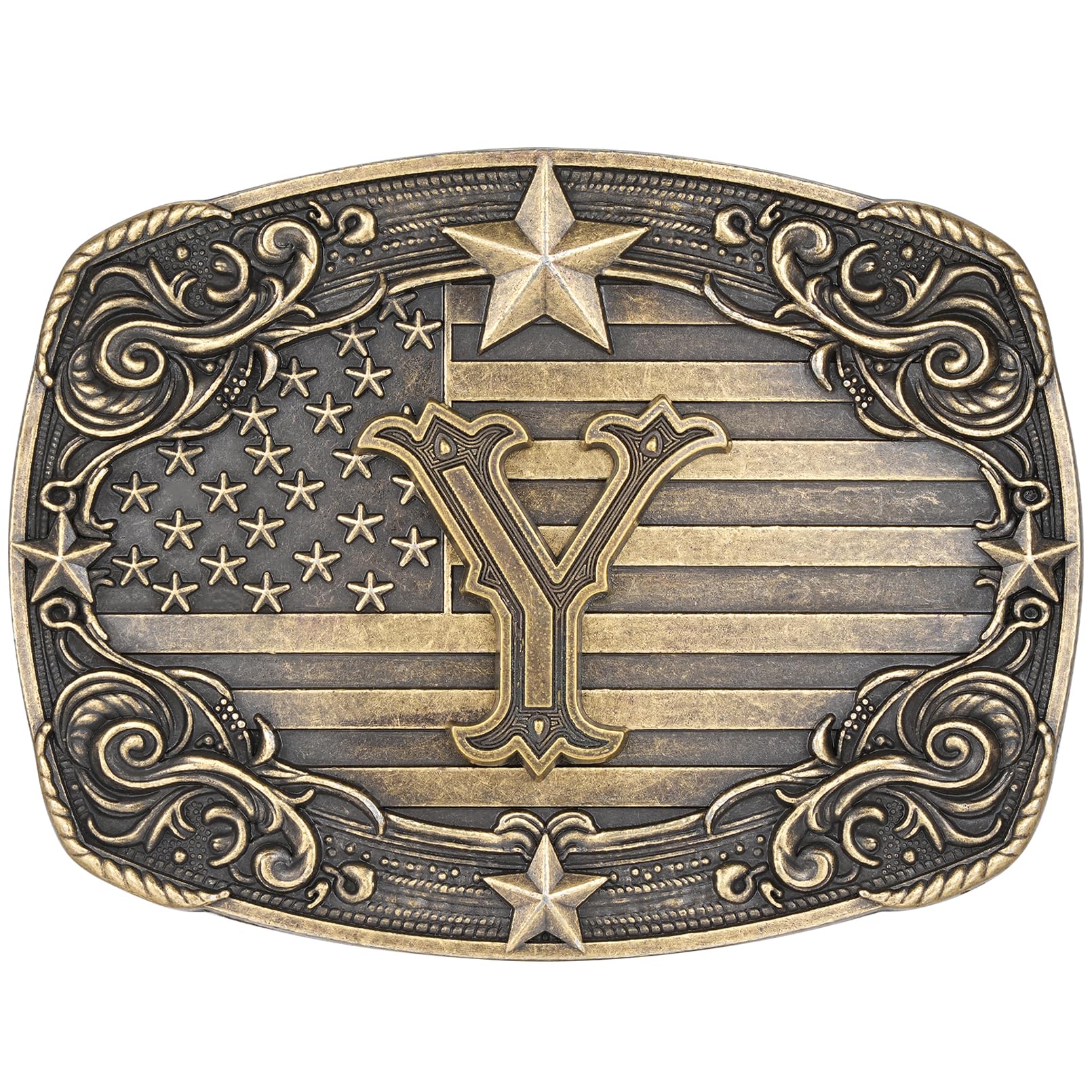 Western Belt Buckle for Men Women Initial Letter A to Z Cowboy Belt Buckle Texas Buckle hebillas vaqueras para hombre