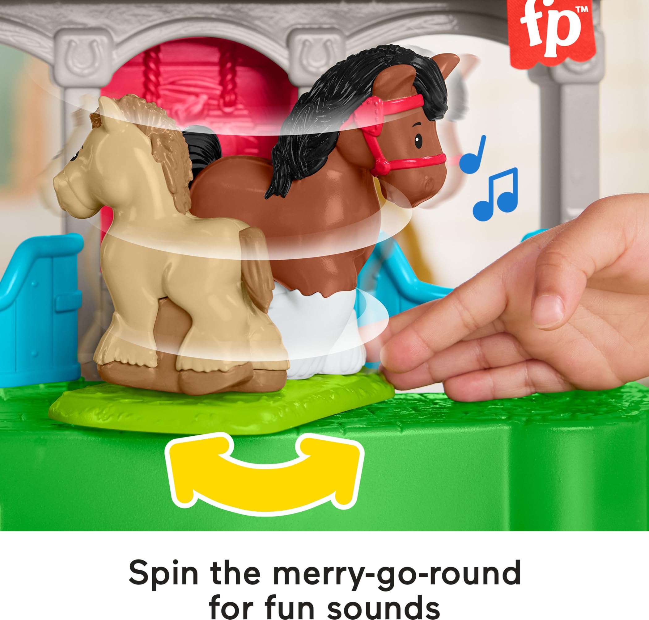 Amazon.com: Fisher-Price Little People Toddler Toy Friendly Horses
