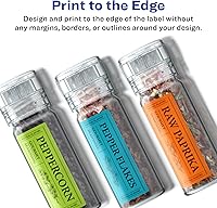 Vista 3 de Avery Etiquetas rectangulares impermeables duraderas, tecnología Sure Feed, 1 "x 2-5/8", 400 en total, etiquetas impermeables resistentes al aceite