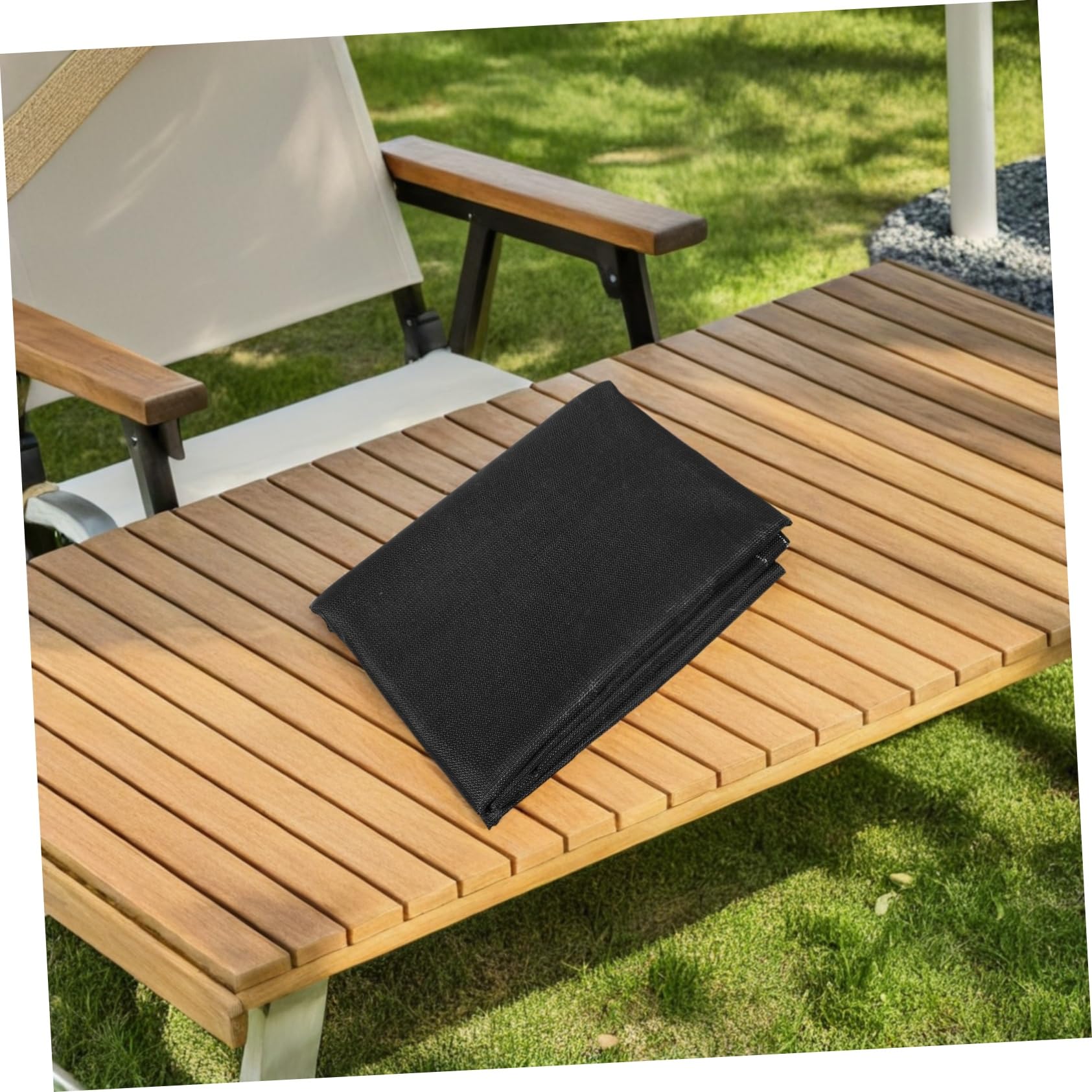 HEMOTON Estera para Fuego De Barbacoa Ignífuga Protector De Suelo para Barbacoa Alfombrilla para Exterior Resistente Al Aceite Agua para Terrazas y Césped