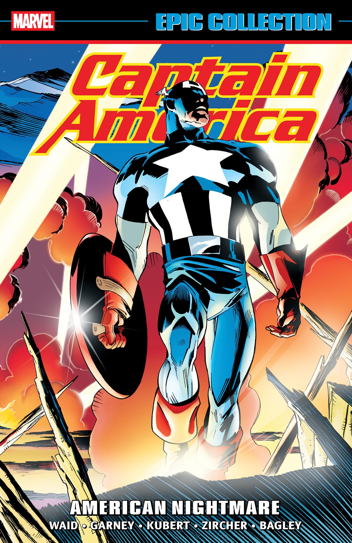 CAPTAIN AMERICA EPIC COLLECTION AMERICAN NIGHTMARE by Mark Waid PAPERBACK