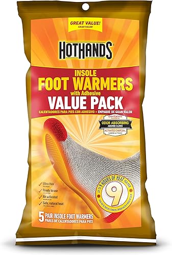 HotHands Juego de 50 pares de calentadores de pies de plantilla