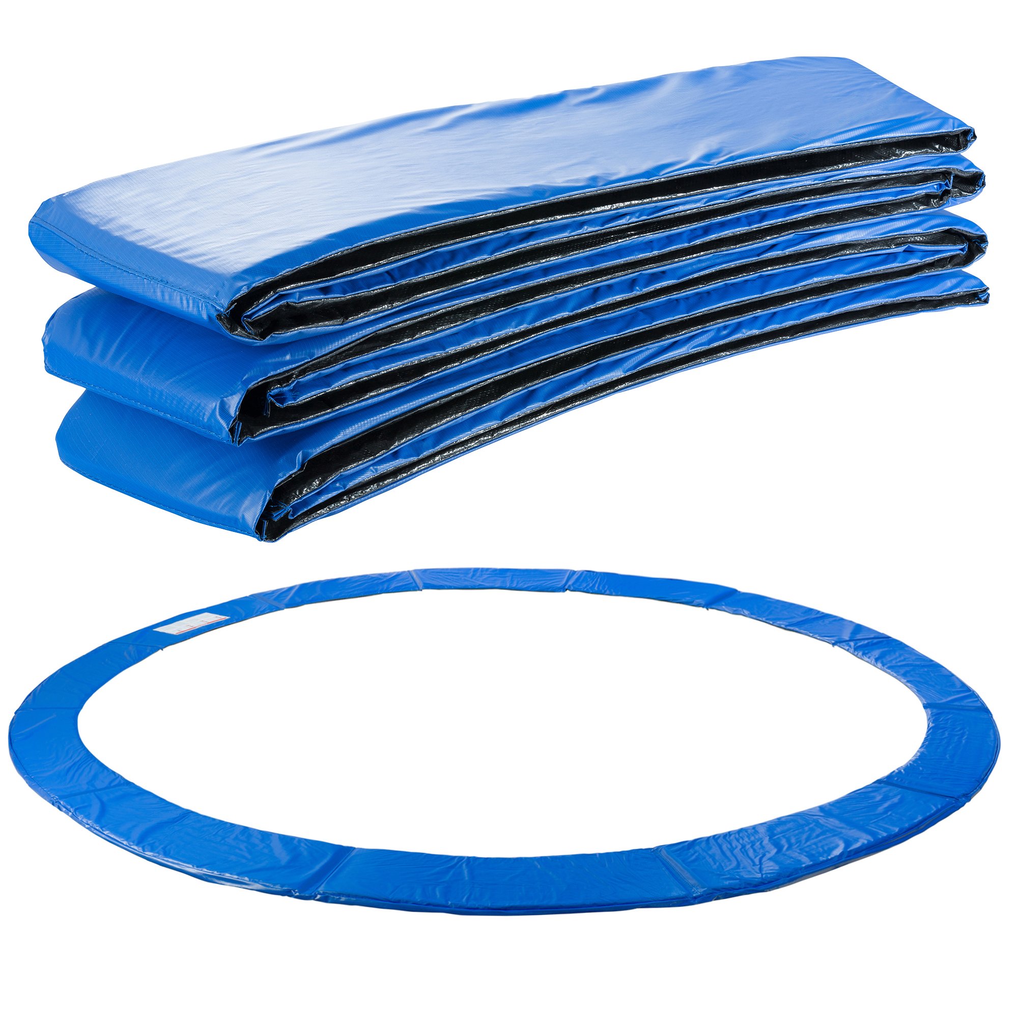 Arebos Cubierta de Borde de Cama elástica protección de Muelle| de PVC y PE | Resistente al desgarro | 100% Resistente a los Rayos UV | 487 cm