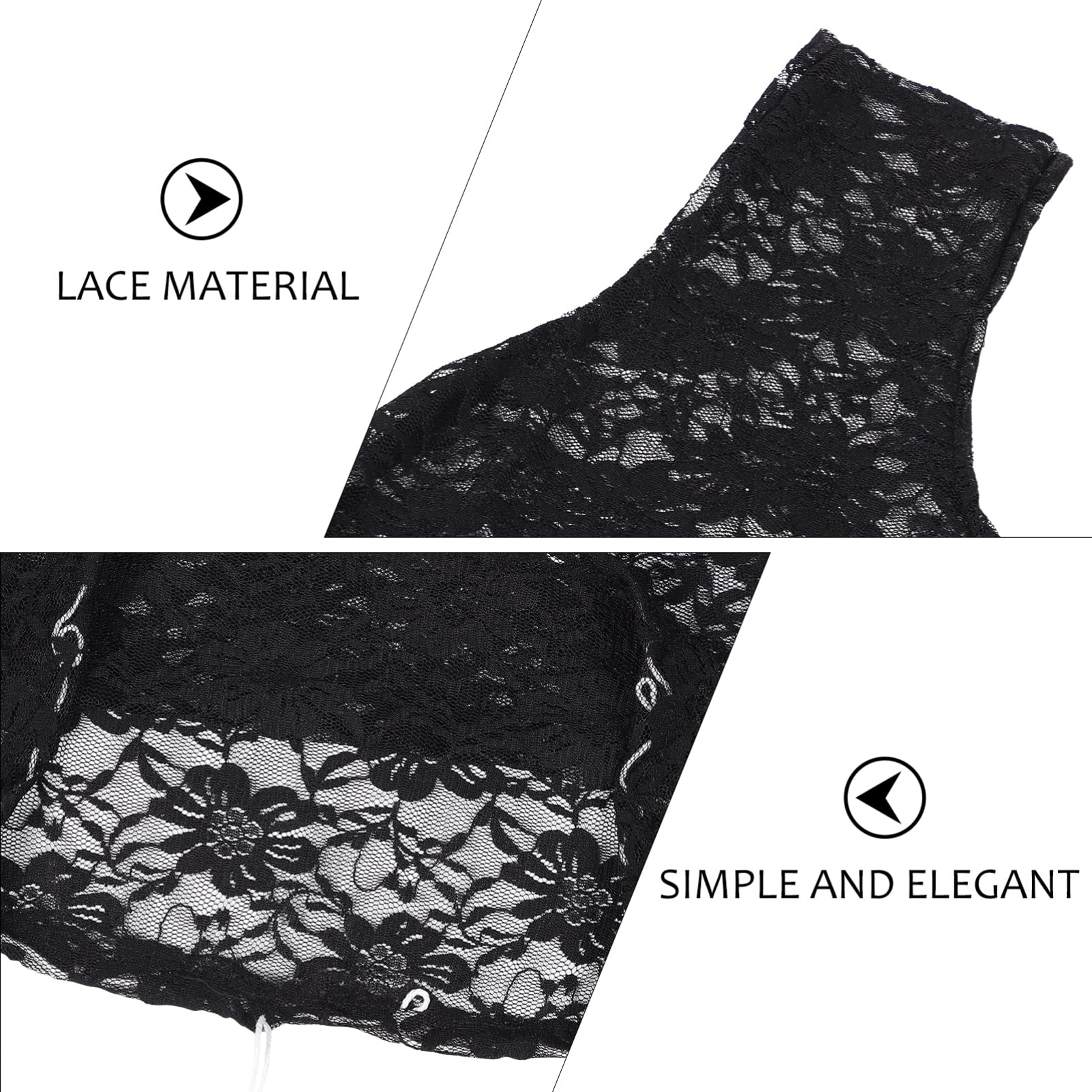 STOBAZA Female Mannequin Lace Cover Reusable Upper Body Display Cover for Women Dress Lightweight Elastic Fits Standard Mannequins for Showcasing Suits and Coats