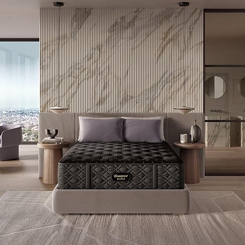 Beautyrest Black Series Three 15.25" Medium California King Mattress - Breathable, Cooling, and Supportive - CertiPUR-US Certified, 100-Night Sleep Trial, and 10-Year Limited Warranty