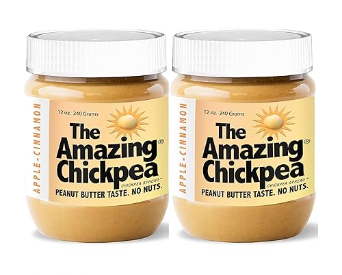 Mantequilla crujiente de garbanzo, paquete de 2 (12 oz)