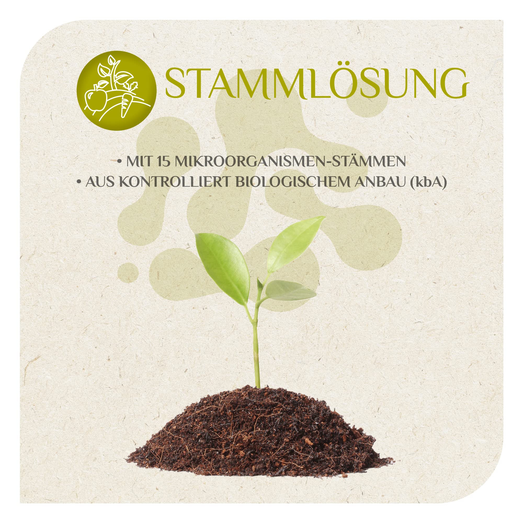 MikroVeda Solución madre orgánica - Microorganismos efectivos - 15 cepas - Activador y auxiliar del suelo - Compost - Estanques - Jardín - Agricultura