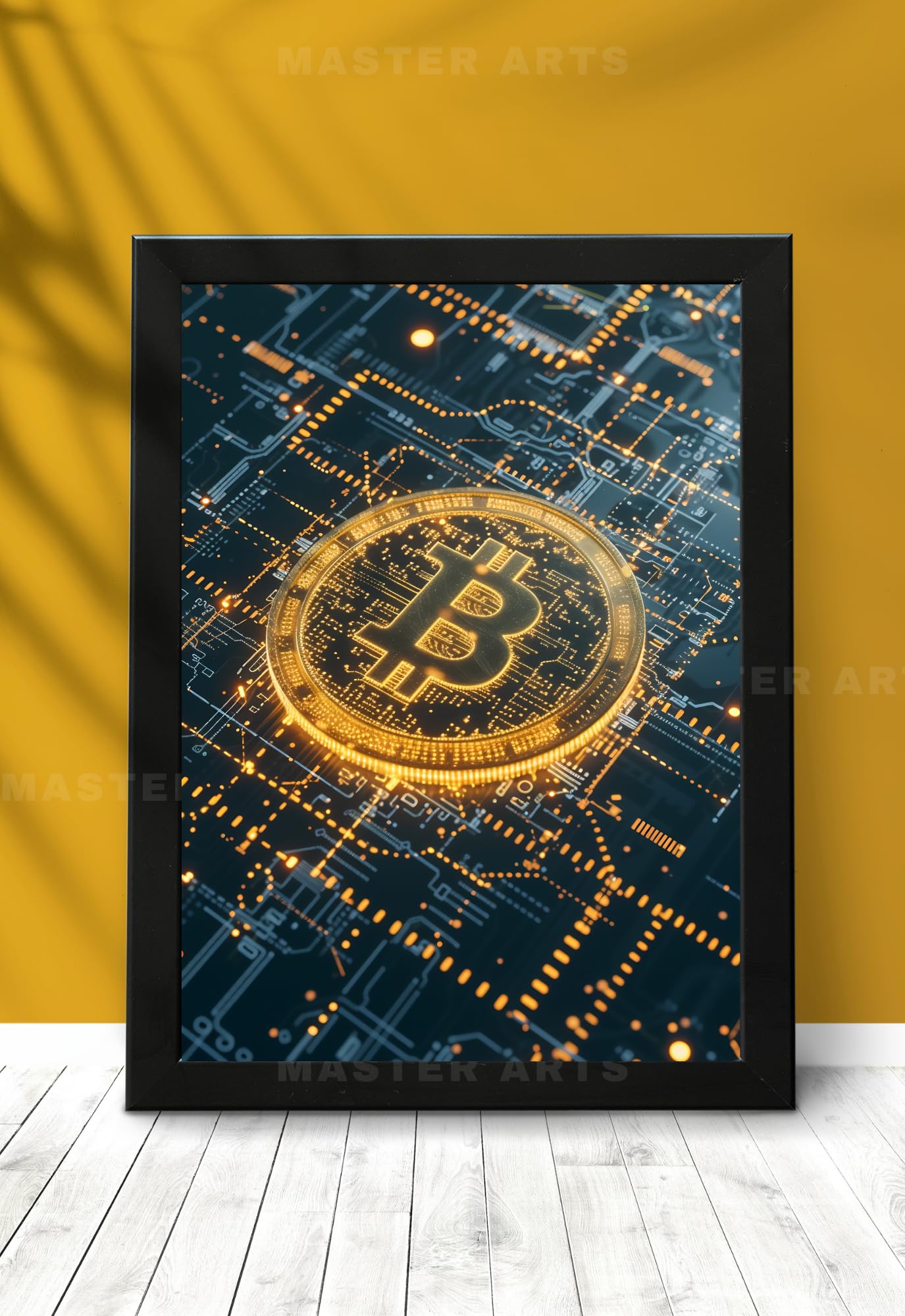 Master Flame Bitcoin Themed Aesthetic Wall Art Poster for Living Room, Home  & Wall Decor | Motivational Inspirational Bitcoin Rich Dollar Crypto (A3  FRAMED, BITCOINMOTIVATION-4) : Amazon.in: Home & Kitchen
