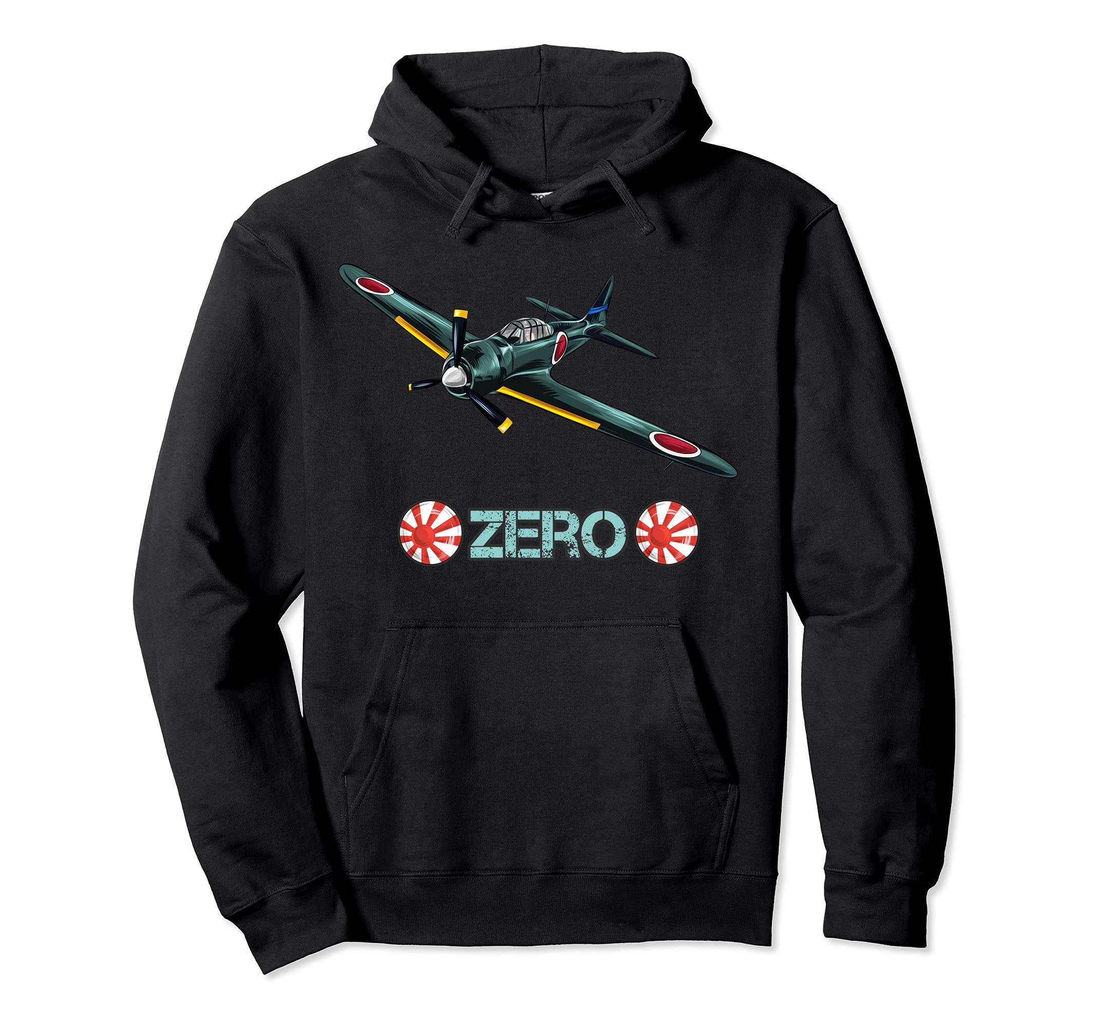 World War 2 Japanese Aircraft Zero Fighter Pullover Hoodie