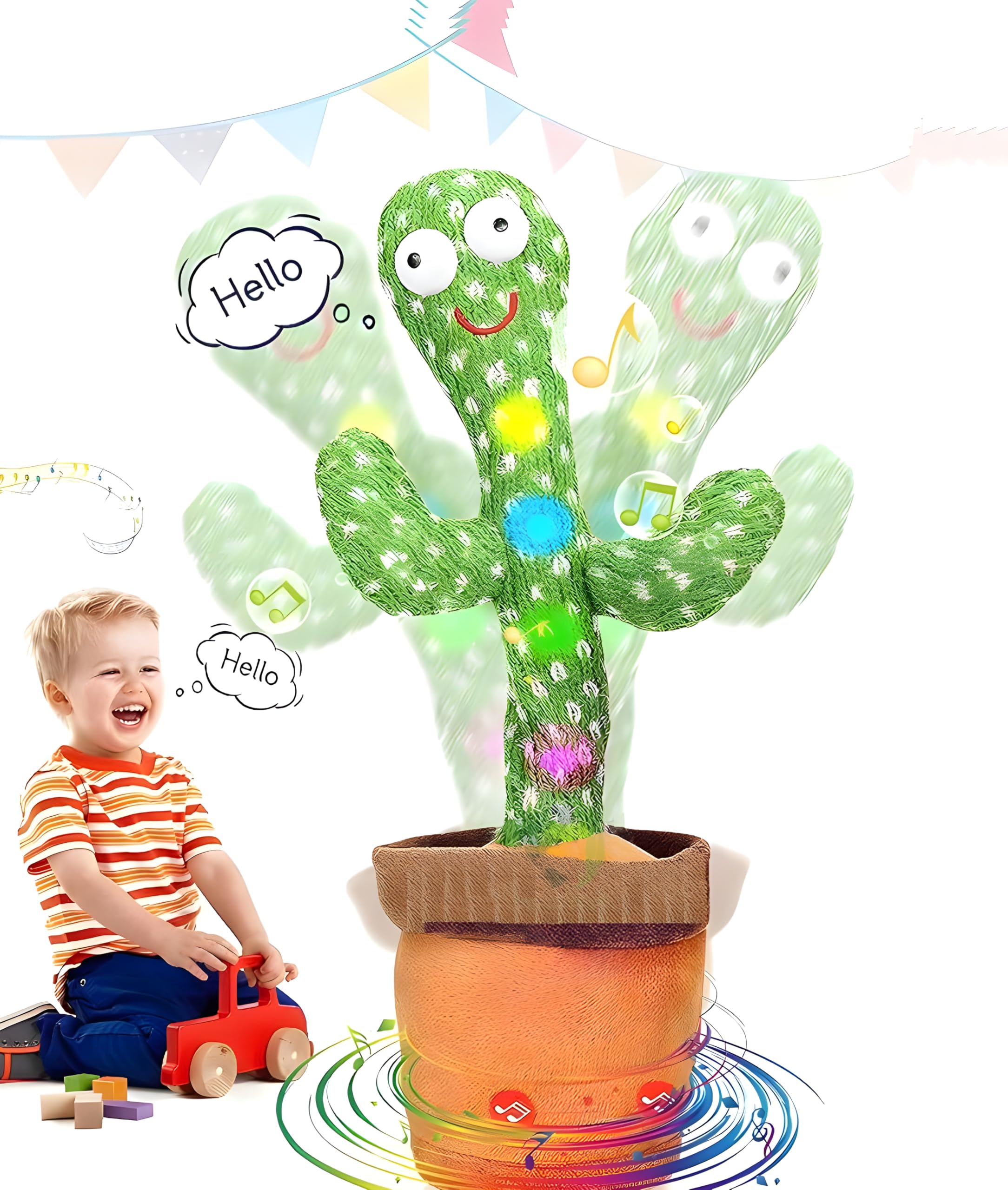 DM CREATION Dancing Cactus Voice Repeating & Singing Intelligent Rechargeable Baby Toys Education Toys for Children 1+ Old Boy Girl Playing Home Decor (B0DGRZCGB7) Amazon Price History, Amazon Price Tracker