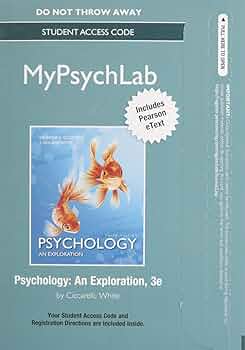 Amazon.com: NEW MyLab Psychology with Pearson eText