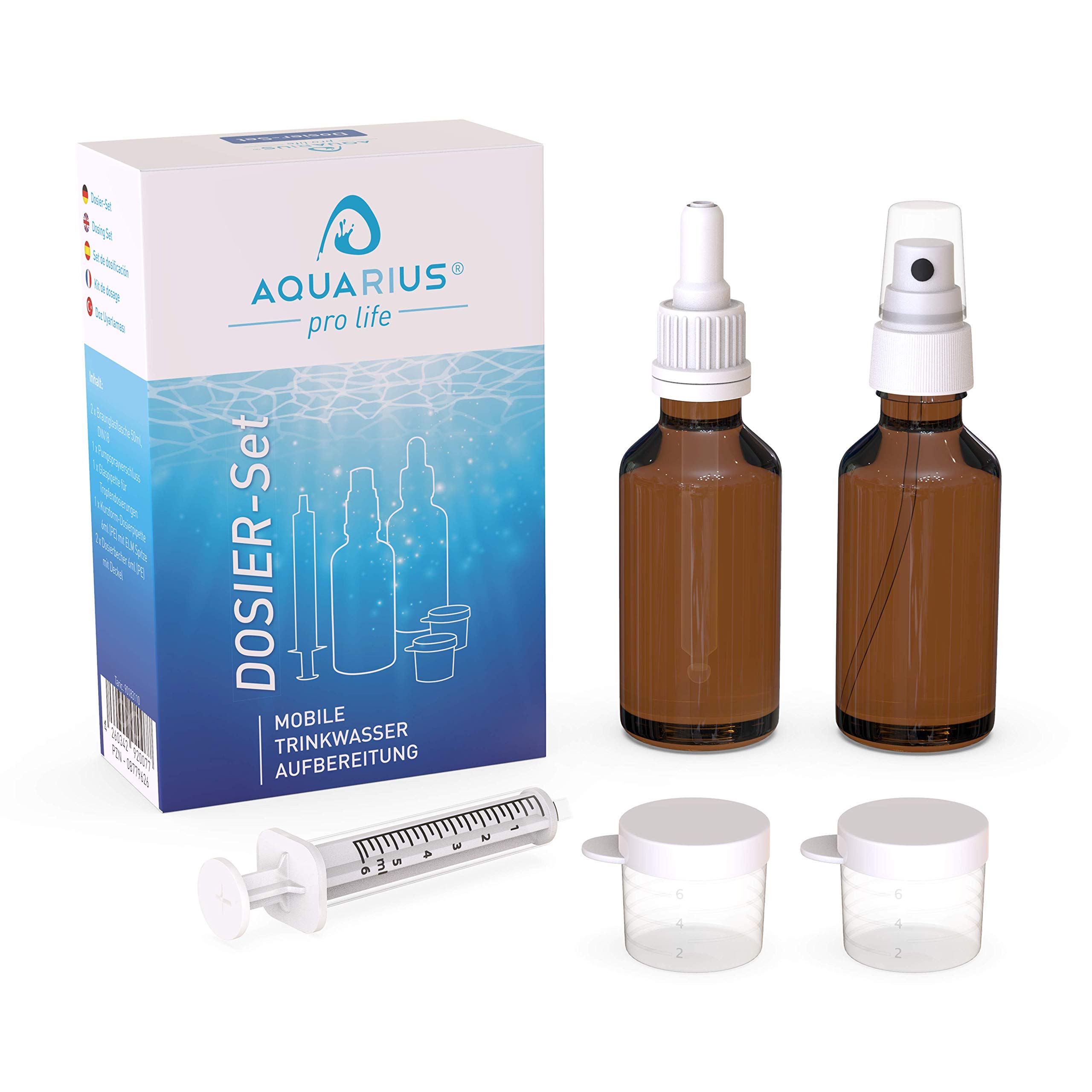CDSplus 100 ml + Dosier-Set Bundle I patentierte Chlordioxid Lösung I CDL Tropfen + Pipette & Messbecher I Idealer Belgeiter für Camping & Urlaub I CDL Tropfen I Das Original