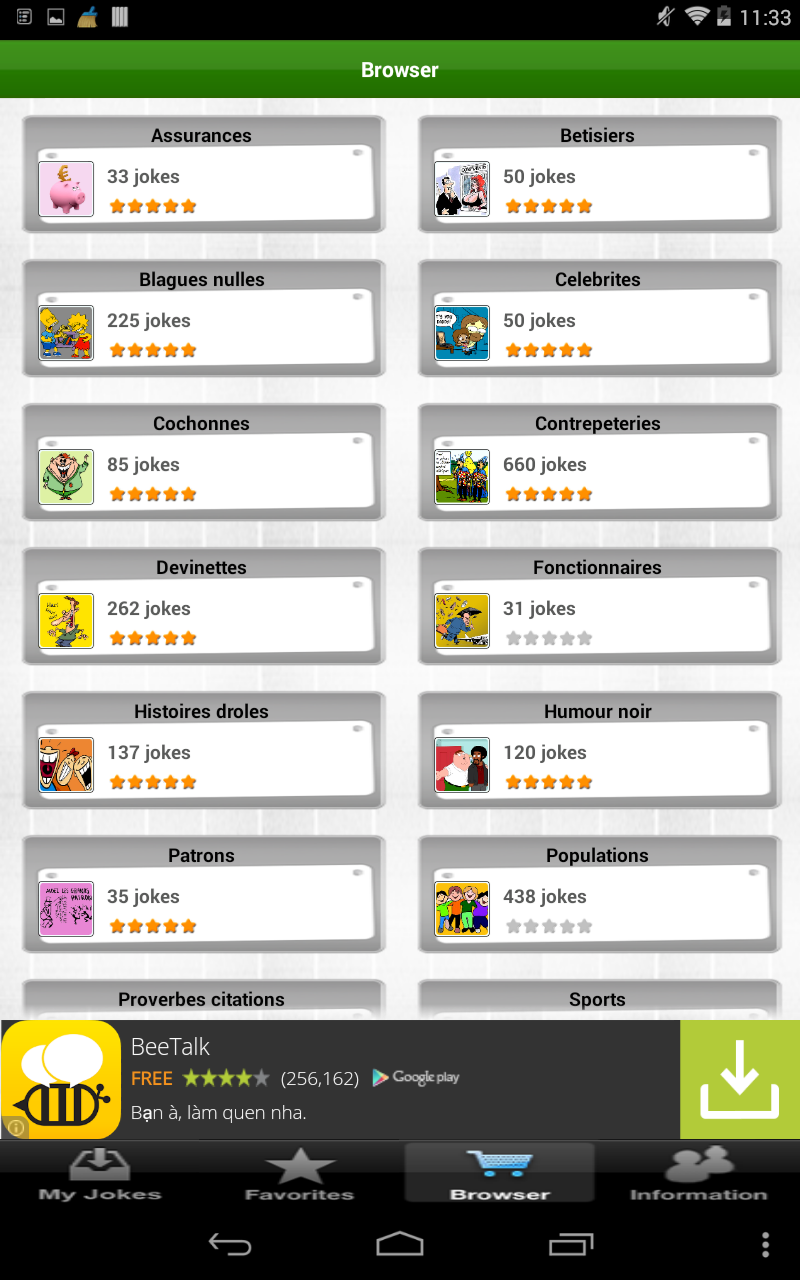 A Collection of French JokesAmazon.esAppstore for Android