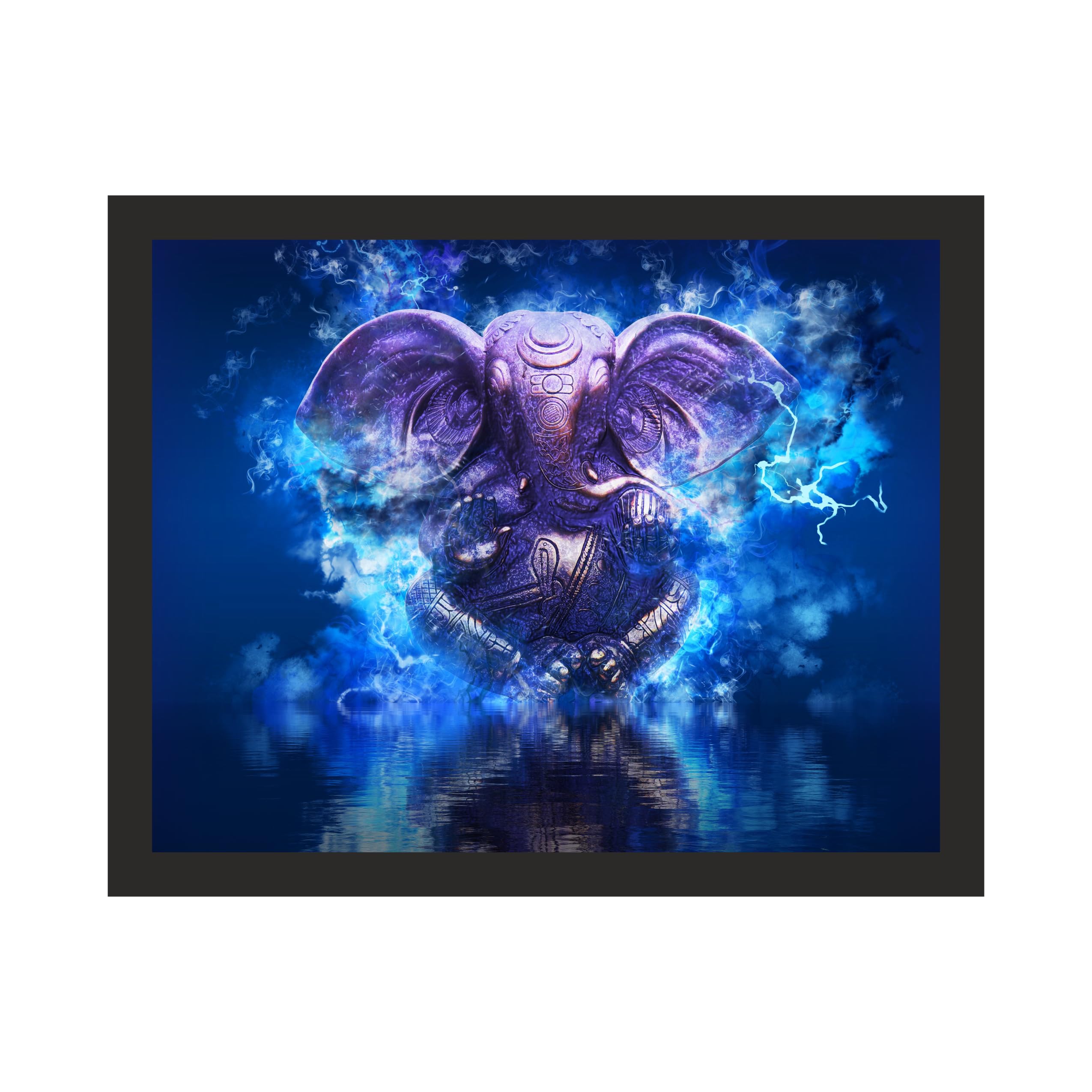 Electric Ganesha: 8x10 Landscape