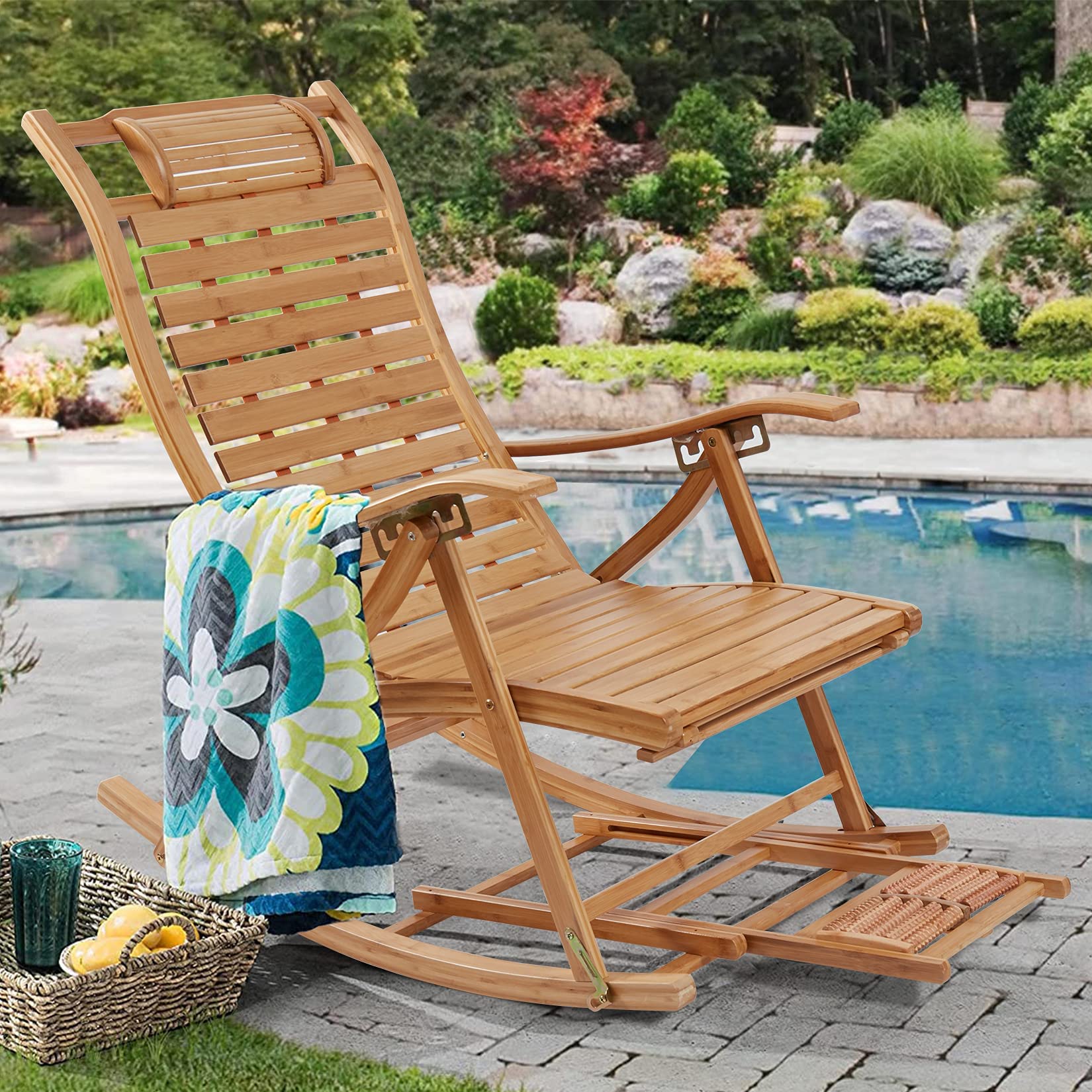 Buy Extra Large Rocking Chair Elderly Gifts Stable Ergonomic Garden