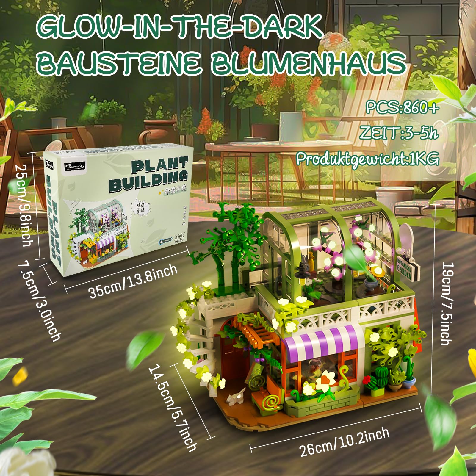 MEIEST Kit Blocs De Construction Fleur-Insecte – Cigale Dorée Ultra-Réaliste Avec Carte Scientifique, Déco Créative Et Éducative