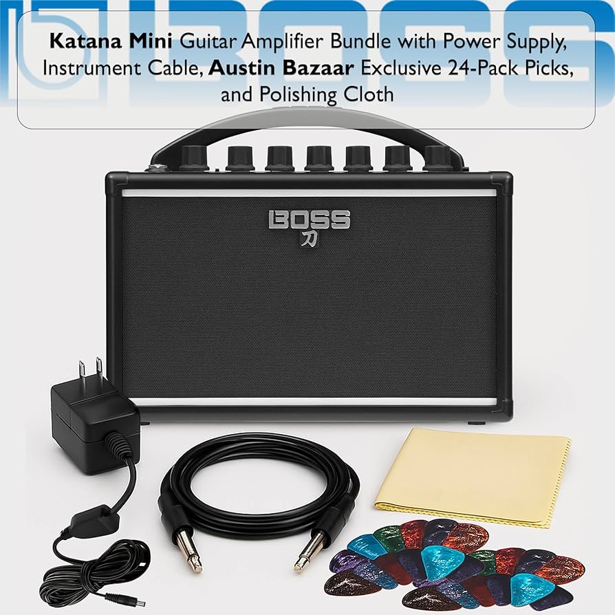 Amazon.com: Boss Katana Mini Guitar Amplifier Bundle with
