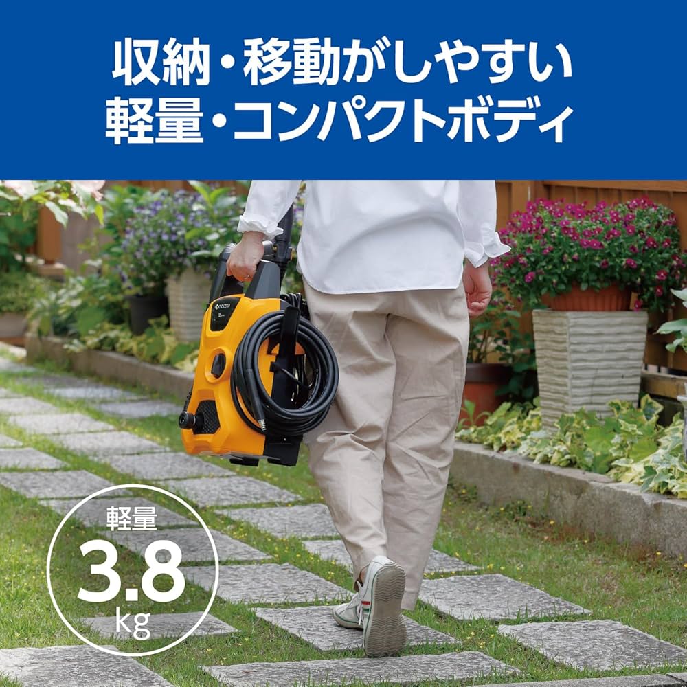 Kyocera 高圧洗浄機 AJP-1420A イエロー AJP-1420A 高圧洗浄機 1台 京セラインダストリアルツールズ(旧