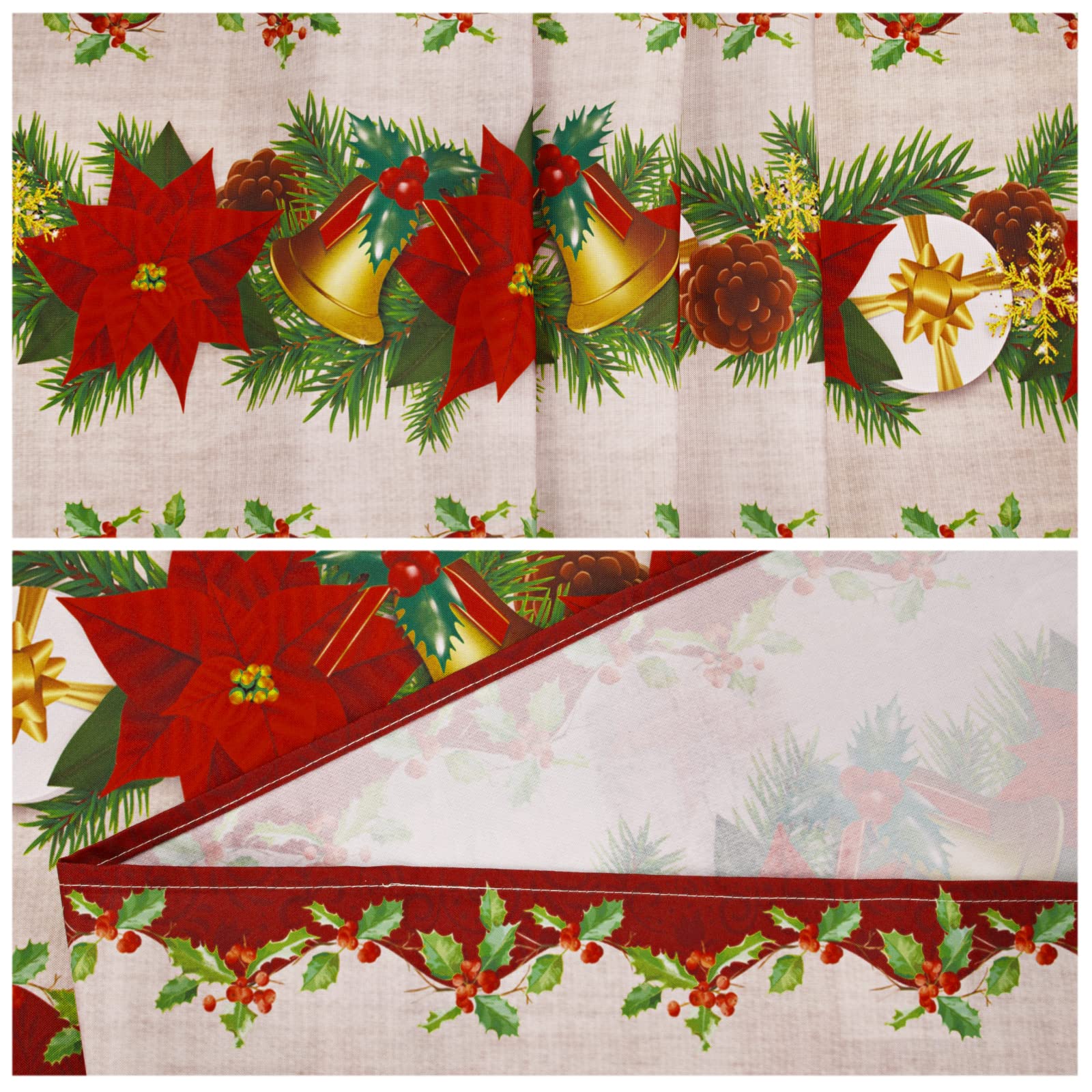 Chemin De Table D'hiver, Chemin De Table D'arbre De Noël En