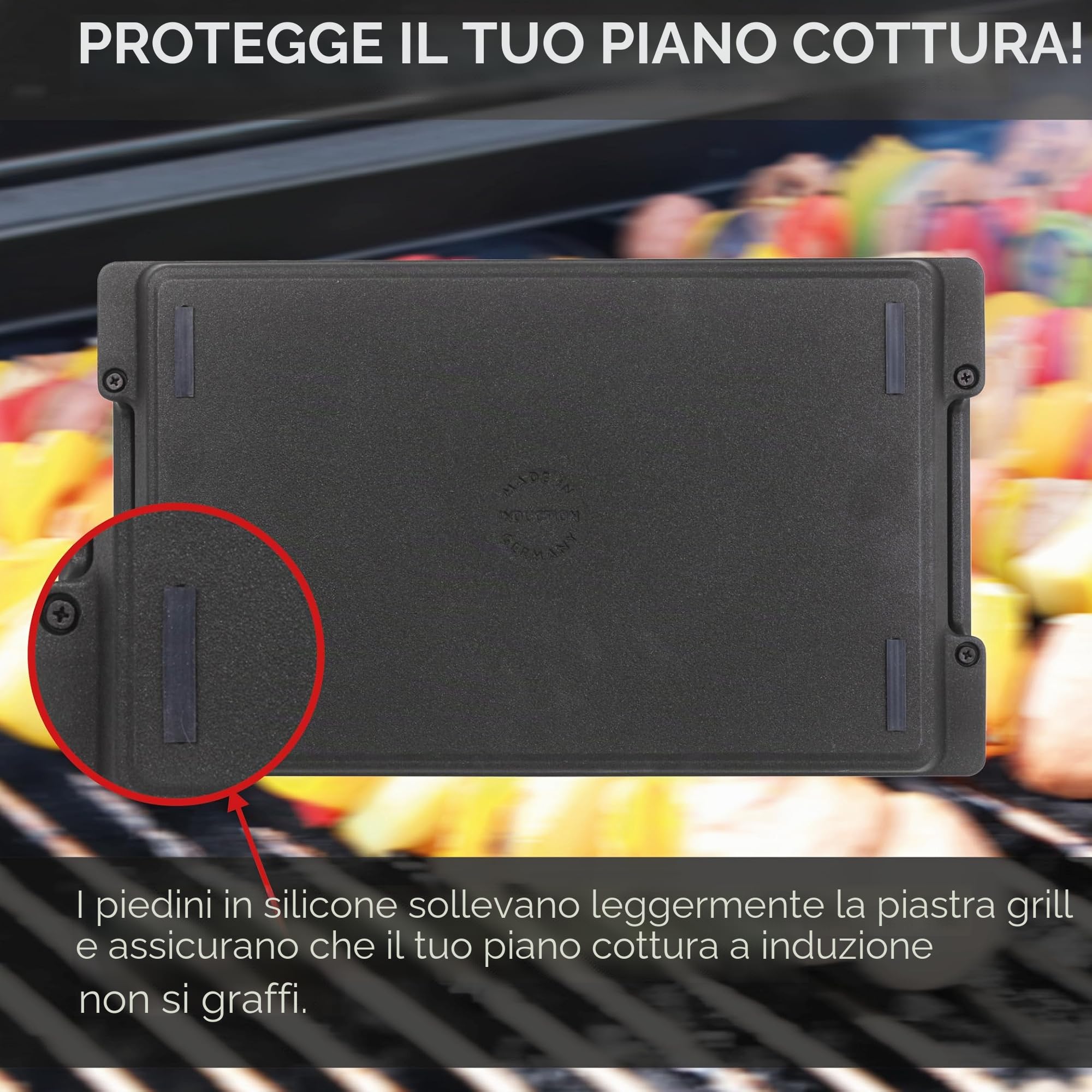 Piastre grill a induzione MaxxGoods Eurolux (Teppanyaki)