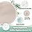 wegreeco Nursing Breast Pads (14 Pack) + Laundry Bag & Travel Storage Bag, 4.7 inch - Washable & Reusable Breastfeeding Nursing Pads (Rose Gold, Large, Plain Shape)