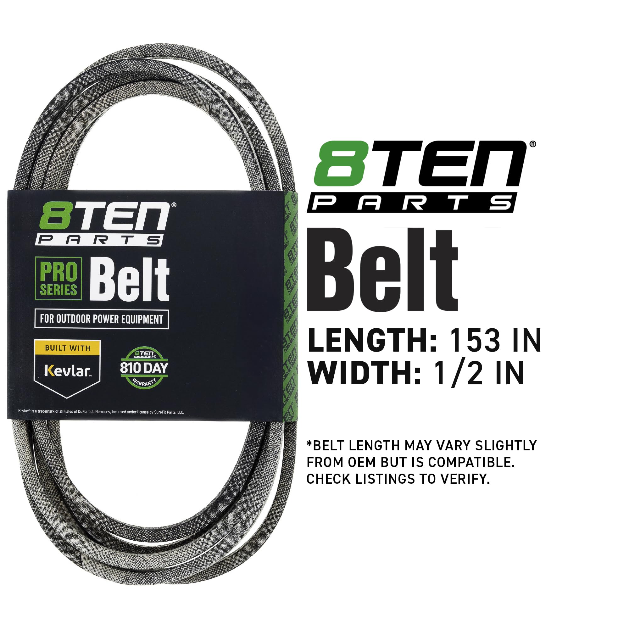 Amazon.com : 8TEN Blade Spindle Belt Kit for John Deere Z445 Z435