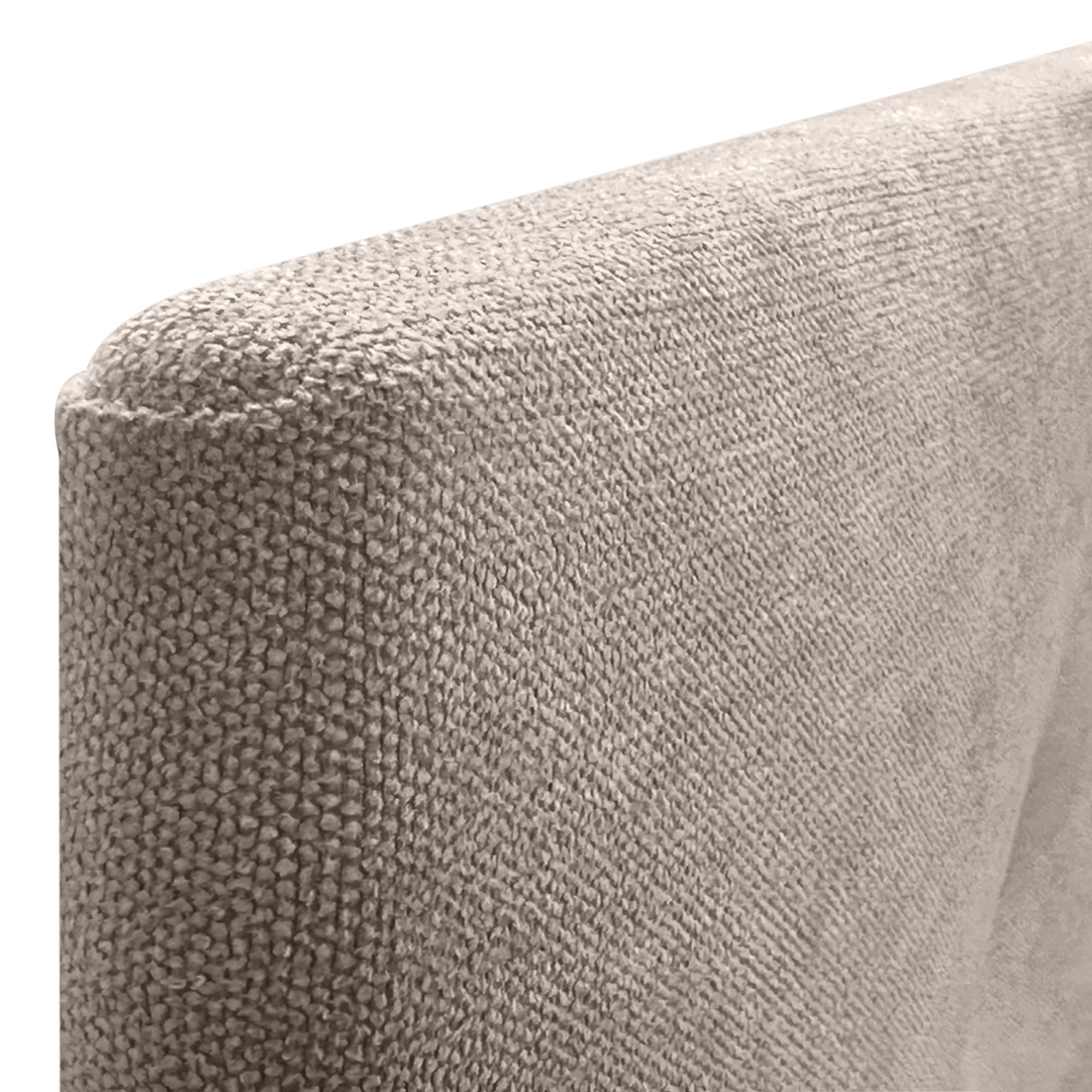 DHOME Testiera in Tessuto Liscia fino a Terra con Spessore di 8 cm Testiera Imbottita per Letto Camera da Letto Moderna Top Trend (Beige, 140cm)