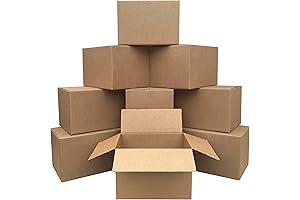 Amazon Basics Cardboard Moving Boxes for Effortless Relocation