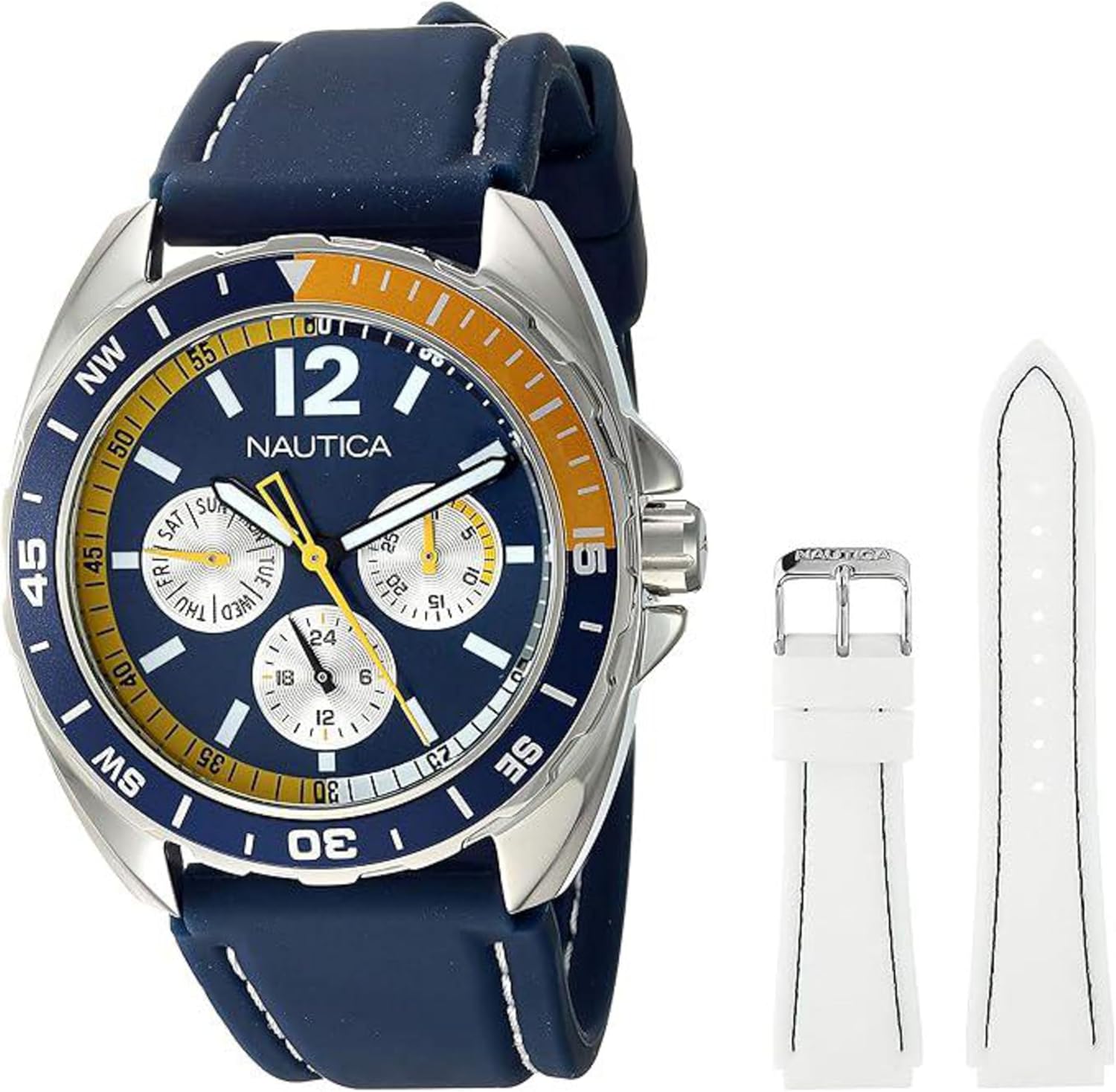 ミッドナイトサン Amazon.com: Nautica Men's N09915G Sport Ring Multifunction