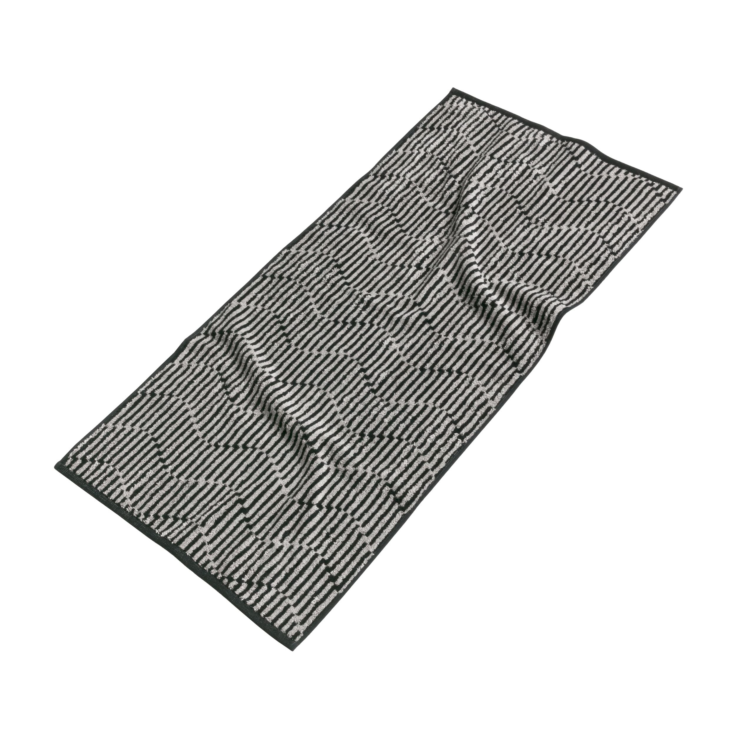 MÖVE Handtuch Illusions 67x140 cm cashmere/black » günstig online kaufen