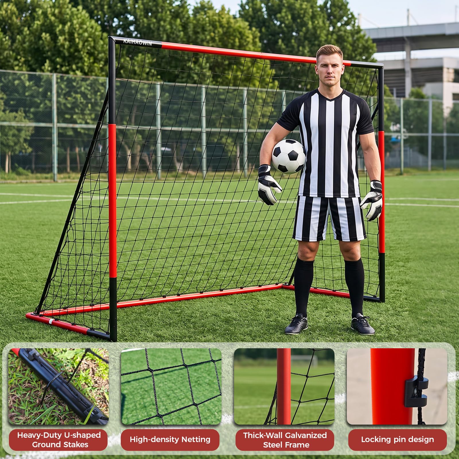 サッカーゴール 185x125x90cm KAIHAOWIN製 Amazon.co.jp: KAIHAOWIN サッカーゴール フットサルゴール 家庭用