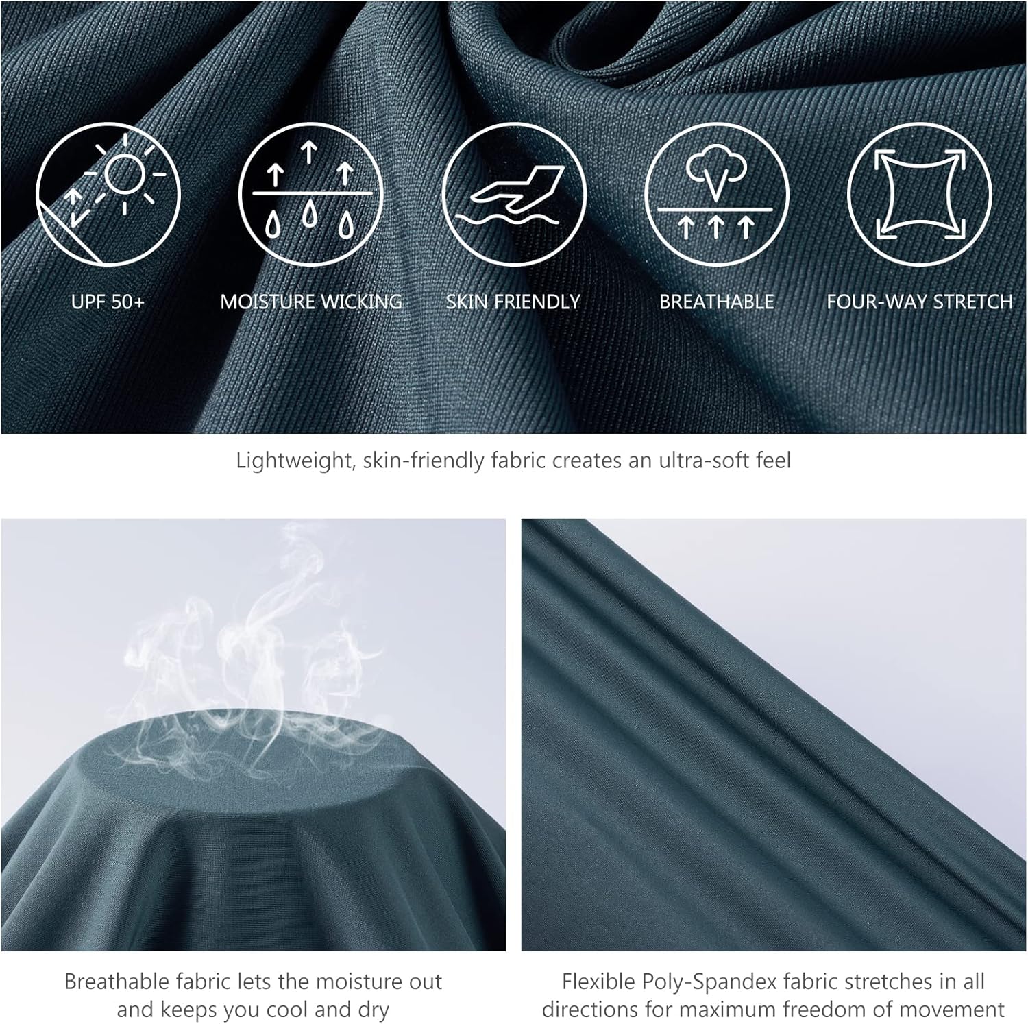 BASSDASH Men’s UPF 50+ 1/4 Zip Fishing Hoodie Shirt Quick Dry Performance Long Sleeve Sun Protection FS24M - Image 5