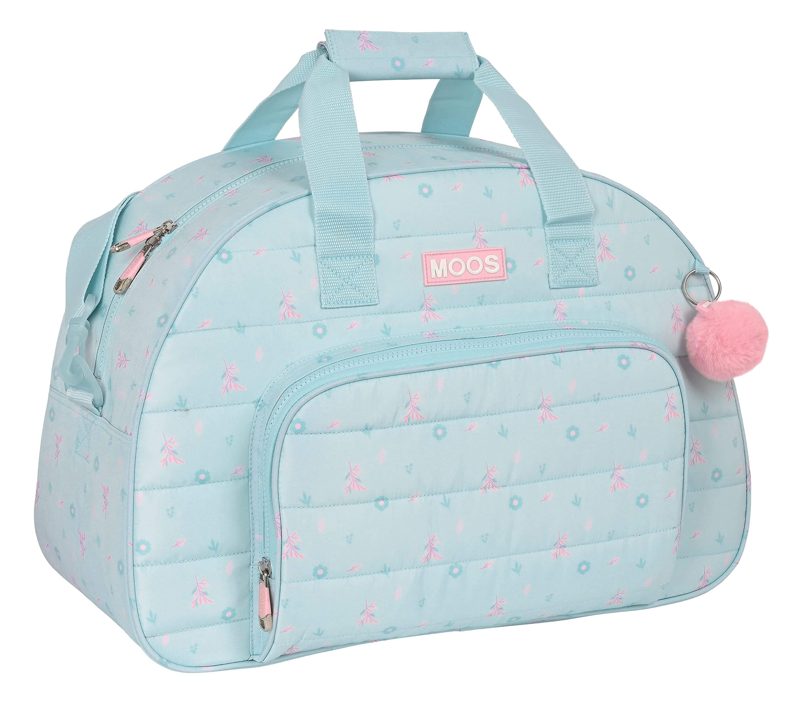MOOS Moos-M219 Bolsa de Deporte, Mochila, Ideal para Niños de Diferentes Edades, Cómoda y Versátil, Calidad y Resistencia, 48x21x33, Color Azul Turquesa, Estándar (SAFTA M219)