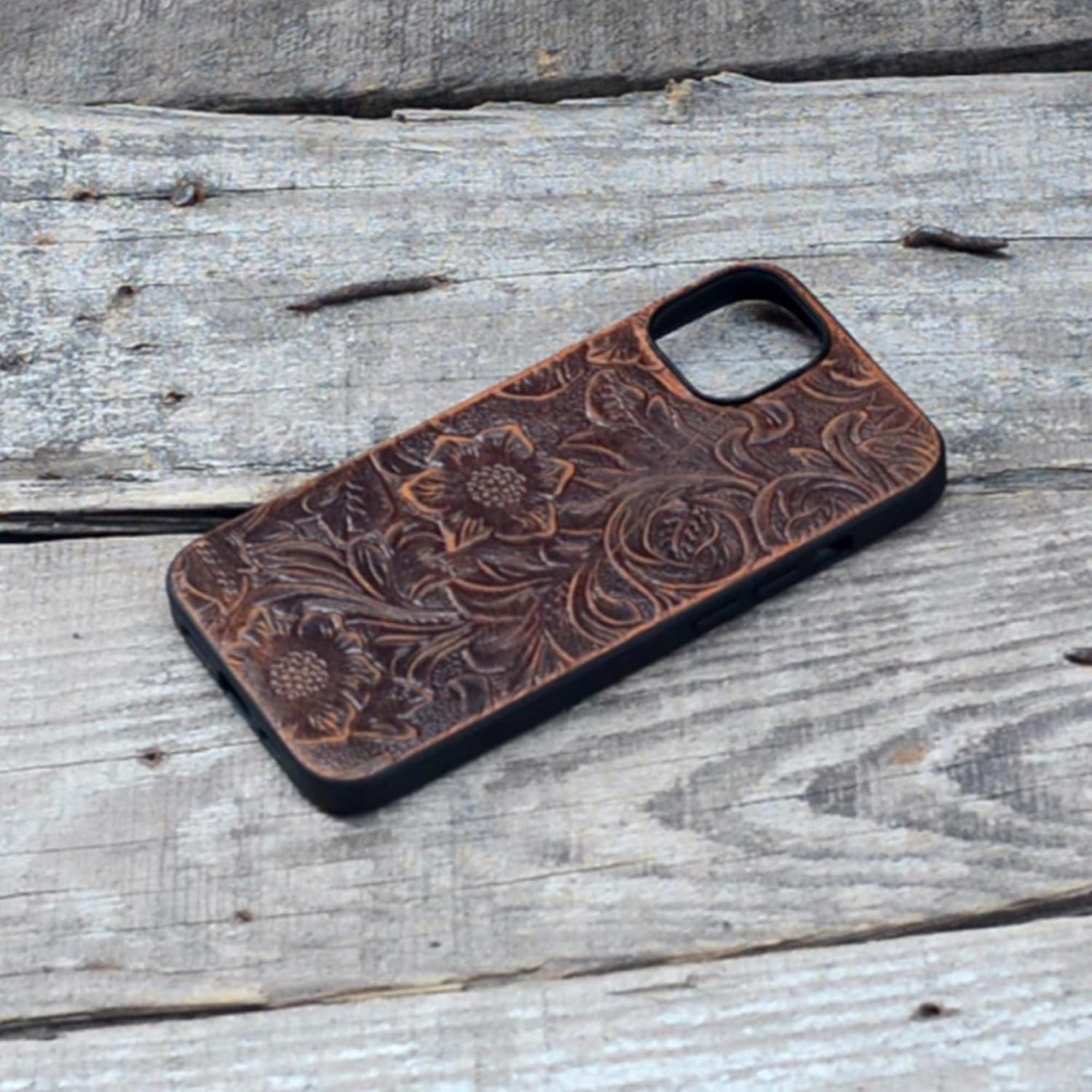 JJNUSA Compatible with iPhone 15 6.1“ inches Leather Wallet Back Cover Case Brown
