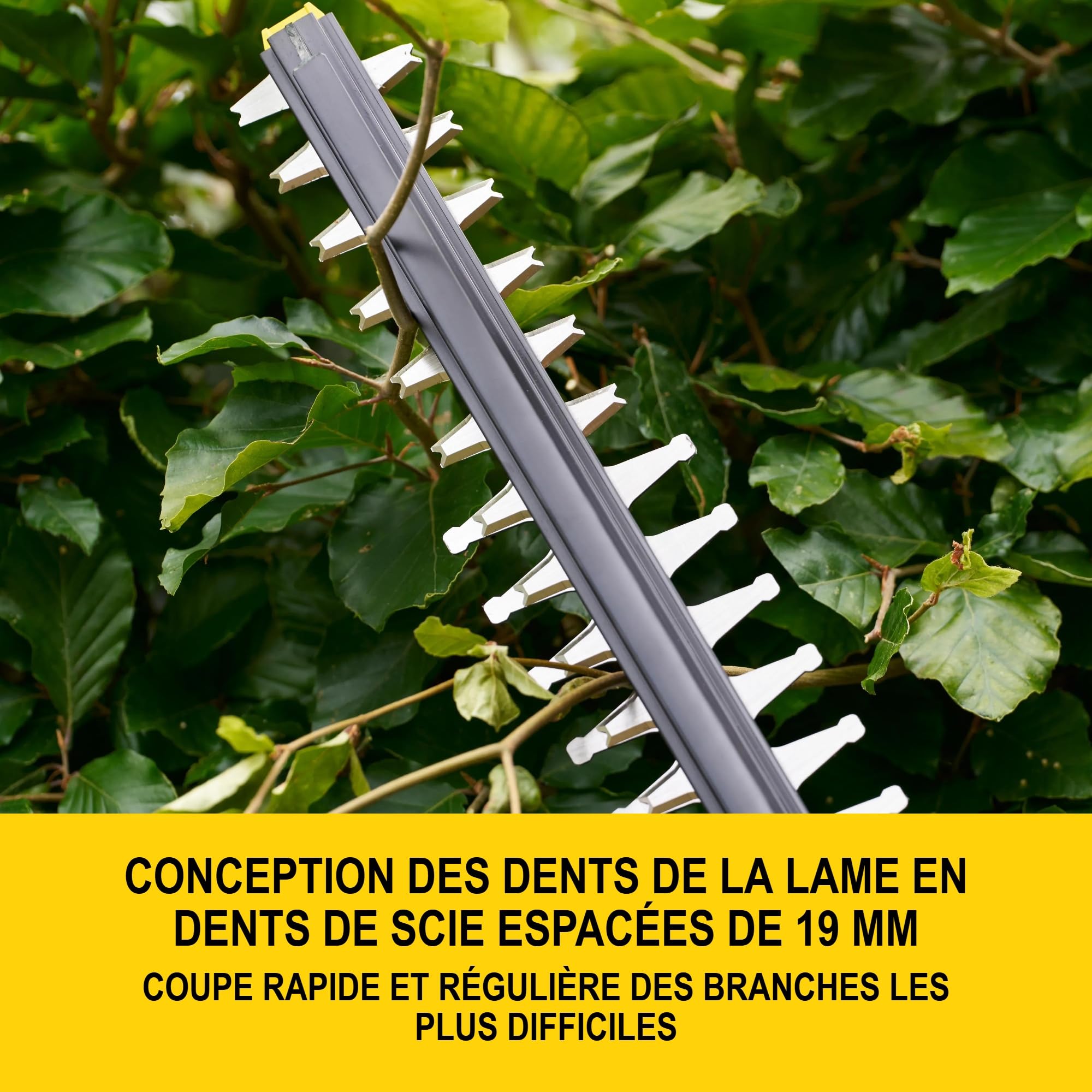 Stanley V20 Taille-haie Longue portée sans Fil et brushless, sans Batterie ni Chargeur, 18V, STCHT8255BXJ