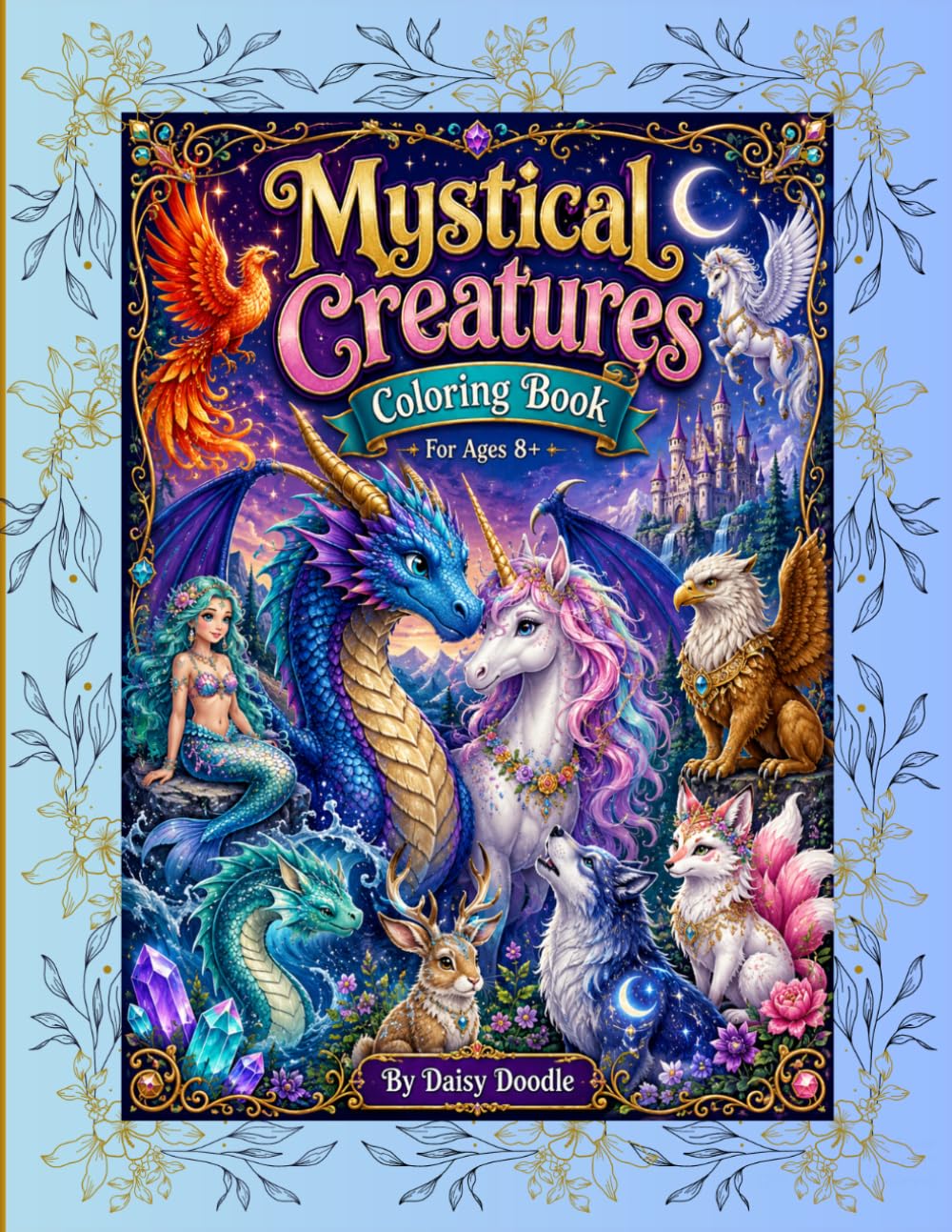 Mystical Creatures Coloring Book