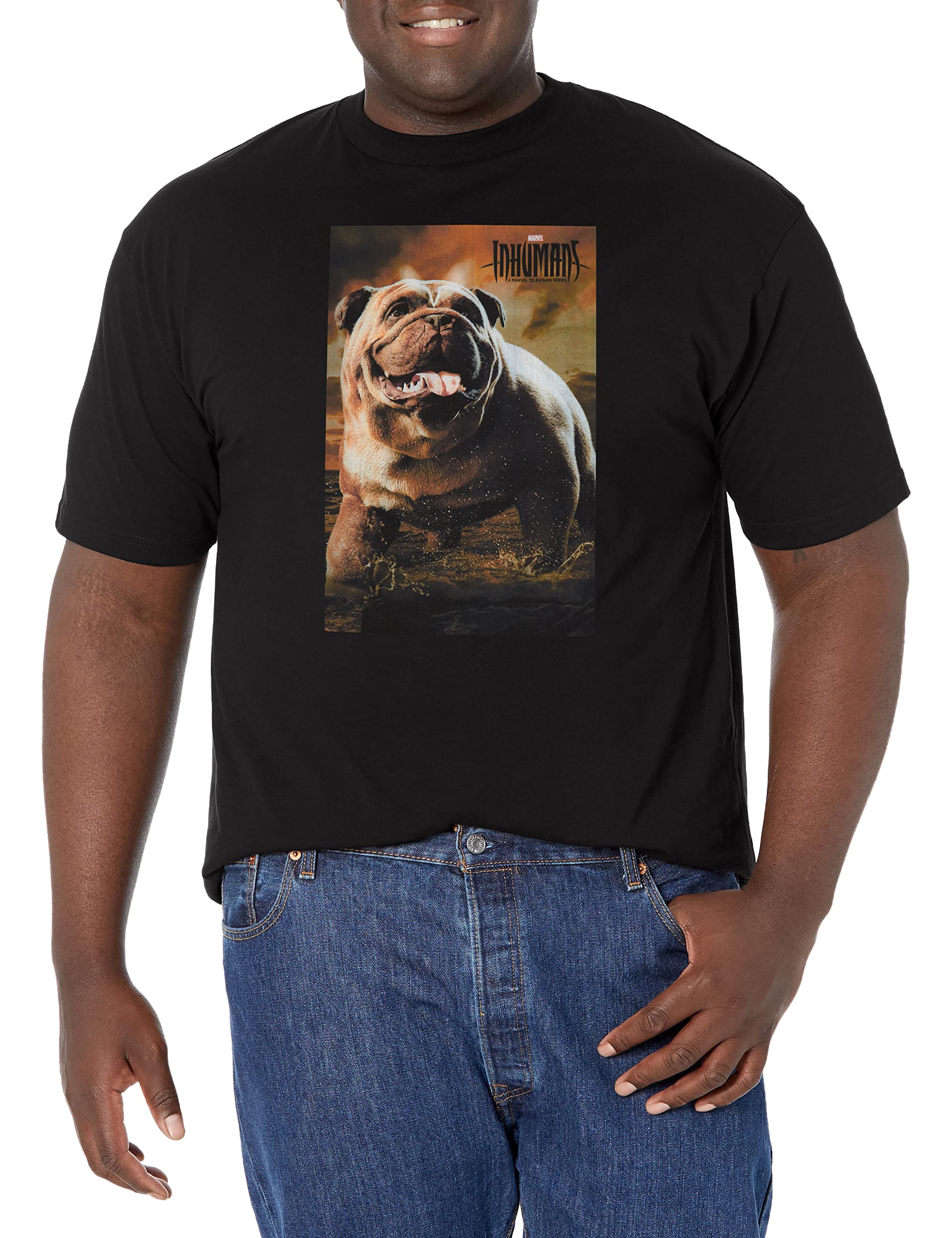 Marvel Locandina Lockjaw T-Shirt Uomo