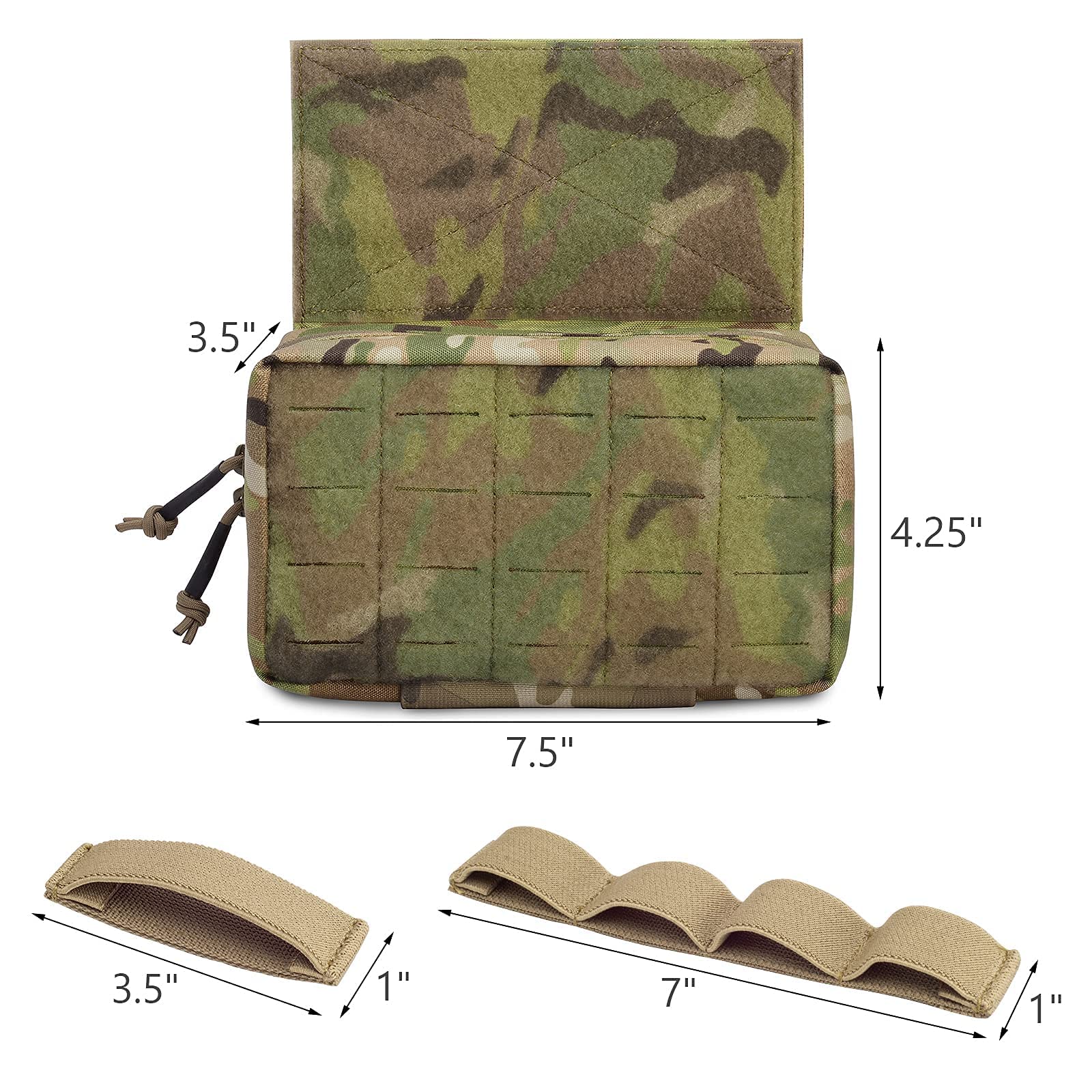 PETAC GEAR Drop Pouch Tactical Dump Pouches Multi Mission Hanger Tool