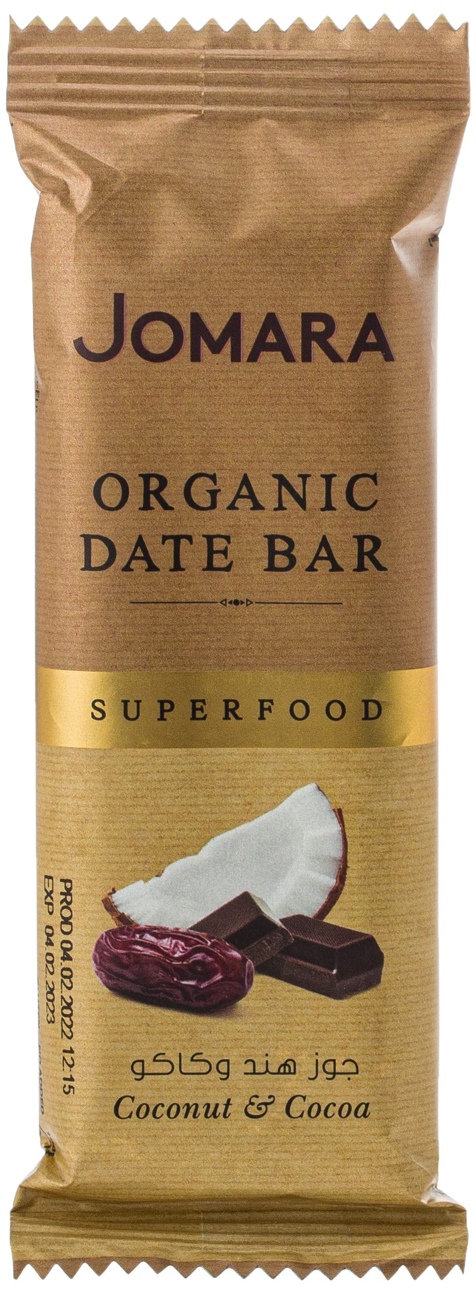 Jomara Organic Date Bar - Coconut & Cocoa 40g