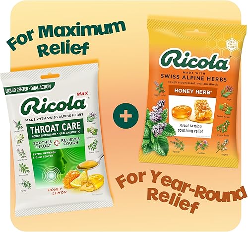 Miniatura 5 de Ricola Hierba Garganta Gotas Miel Hierba - 24 Gotas